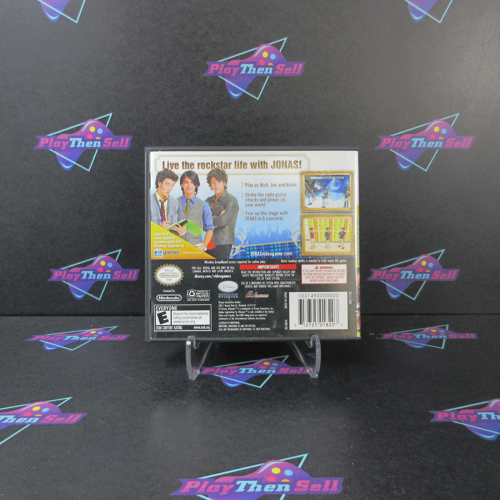 Disney Jonas Nintendo DS - Like New