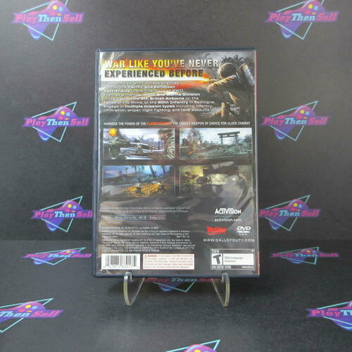 Call of Duty World at War Final Fronts PS2 PlayStation 2 GH Complete - Excellent