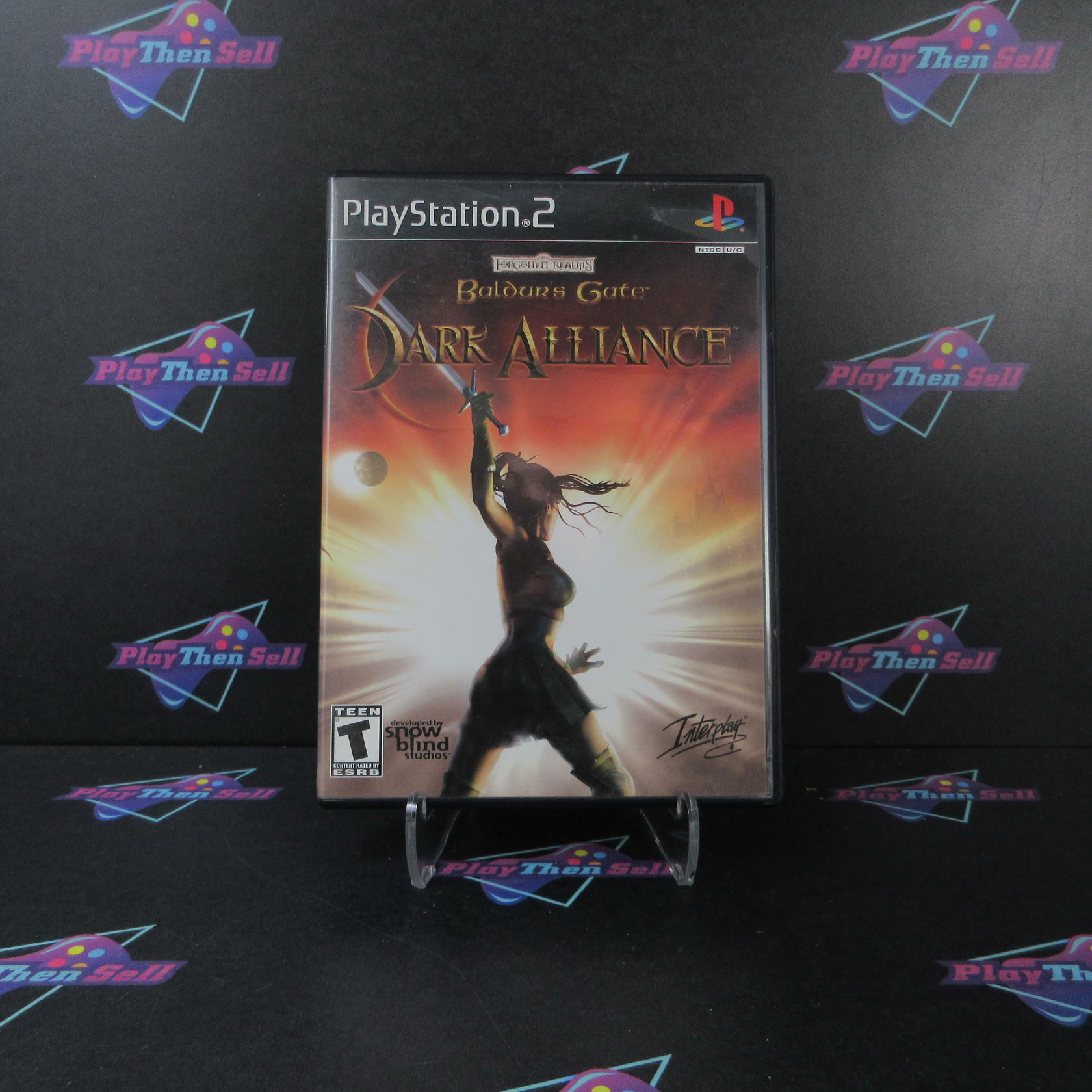 Baldur's Gate Dark Alliance PS2 PlayStation 2 AD Complete CIB - Very Good