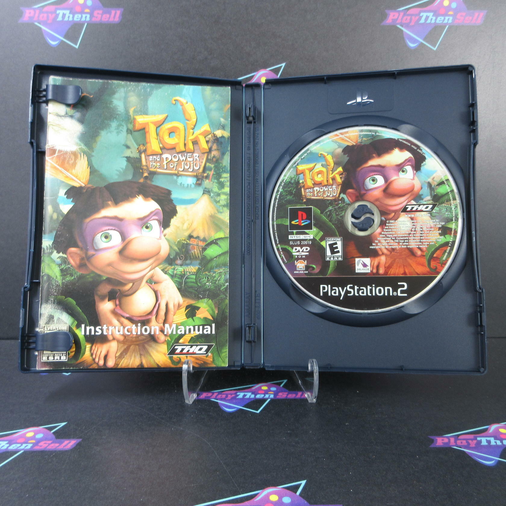 Tak and the Power of JuJu PS2 PlayStation 2 AD/MD Complete CIB - Very Good