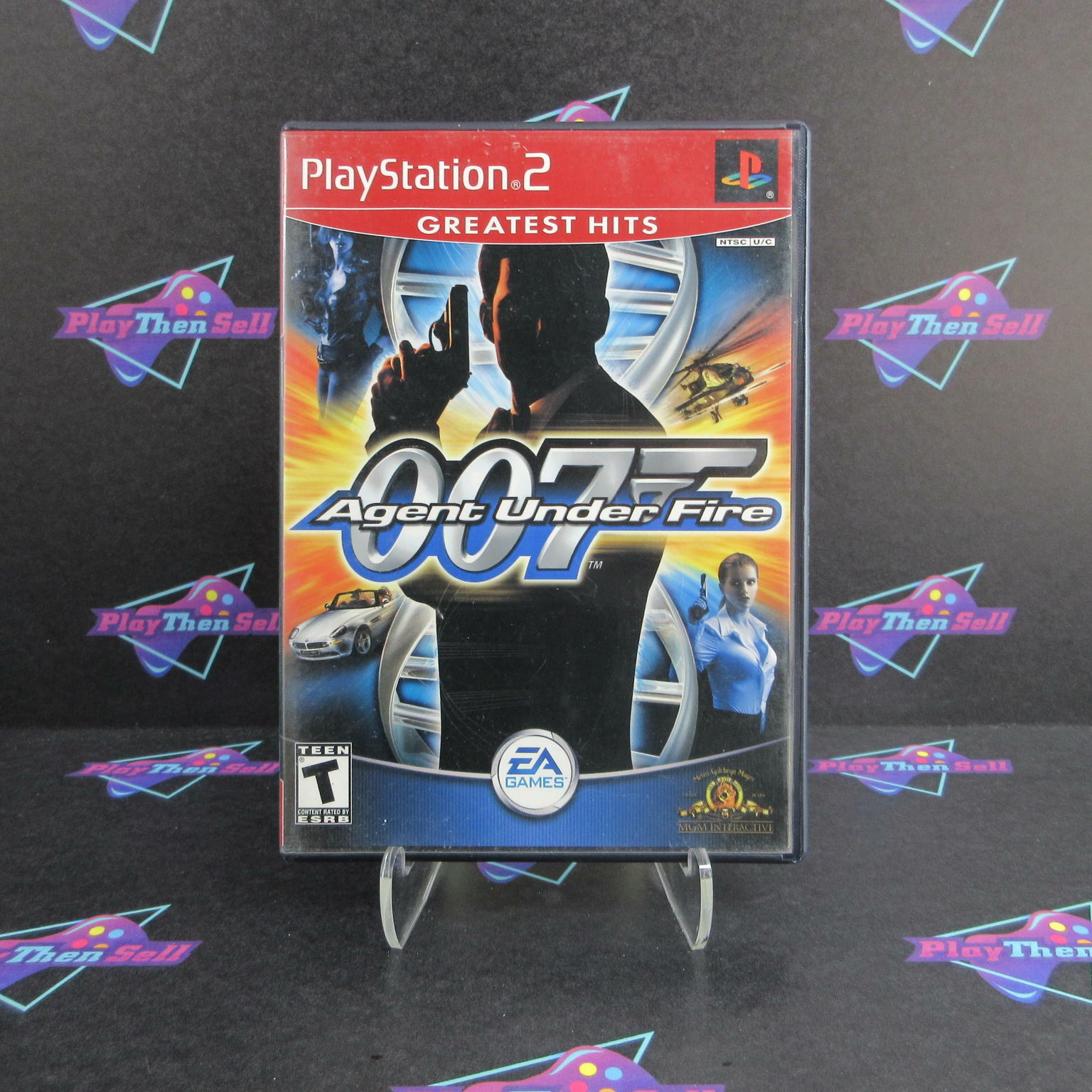 James Bond 007 Agent Under Fire GH + Reg Card PS2 AD Complete CIB - Very Good
