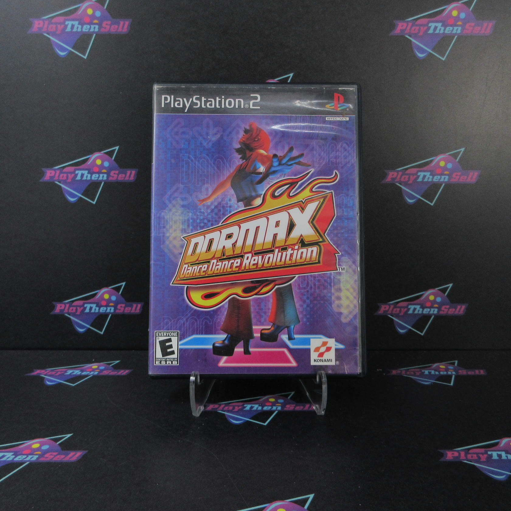 DDR Max Dance Dance Revolution PS2 PlayStation 2 AD/NM - Very Good