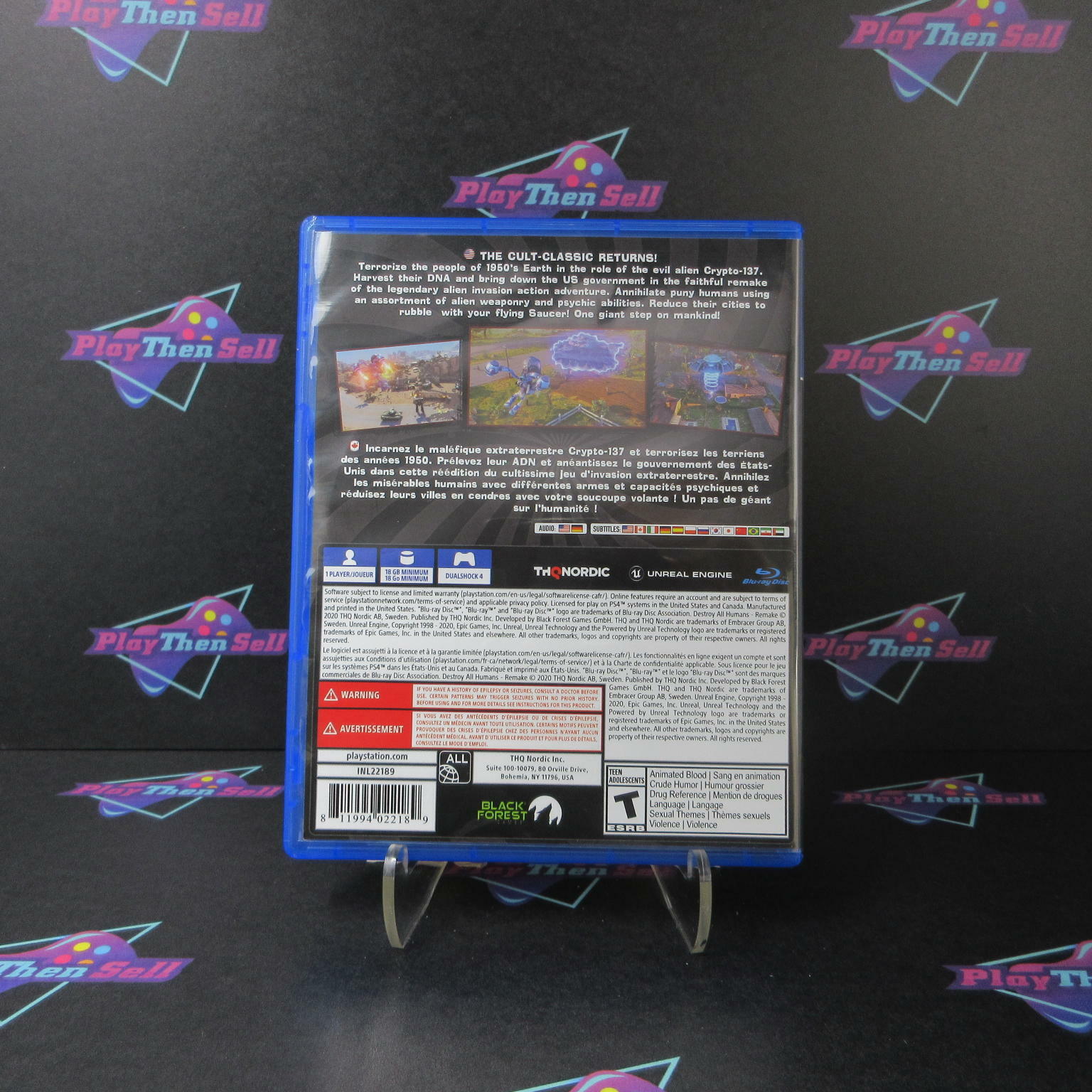 Destroy All Humans! PS4 PlayStation 4 - Like New