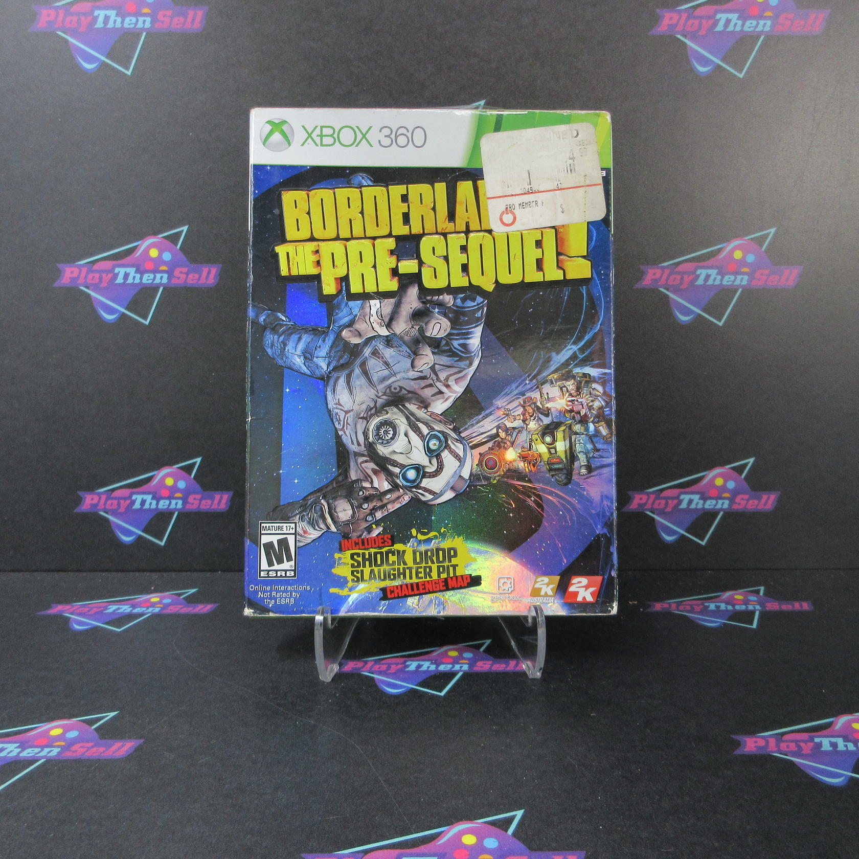 Borderlands The Pre-Sequel + Sleeve Xbox 360 AD/DD Complete CIB - Very Good