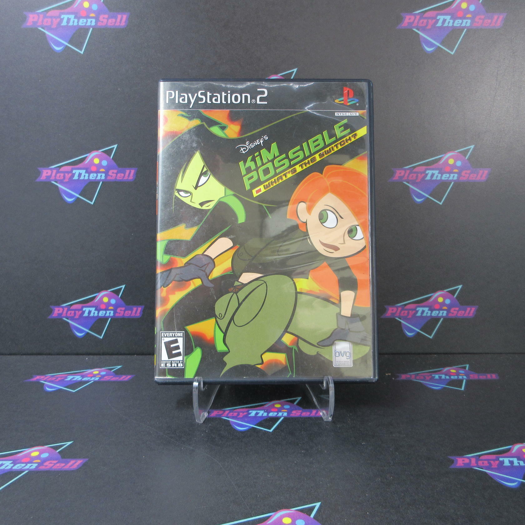 Disney's Kim Possible What's the Switch PS2 PlayStation 2 AD Complete CIB - Very Good