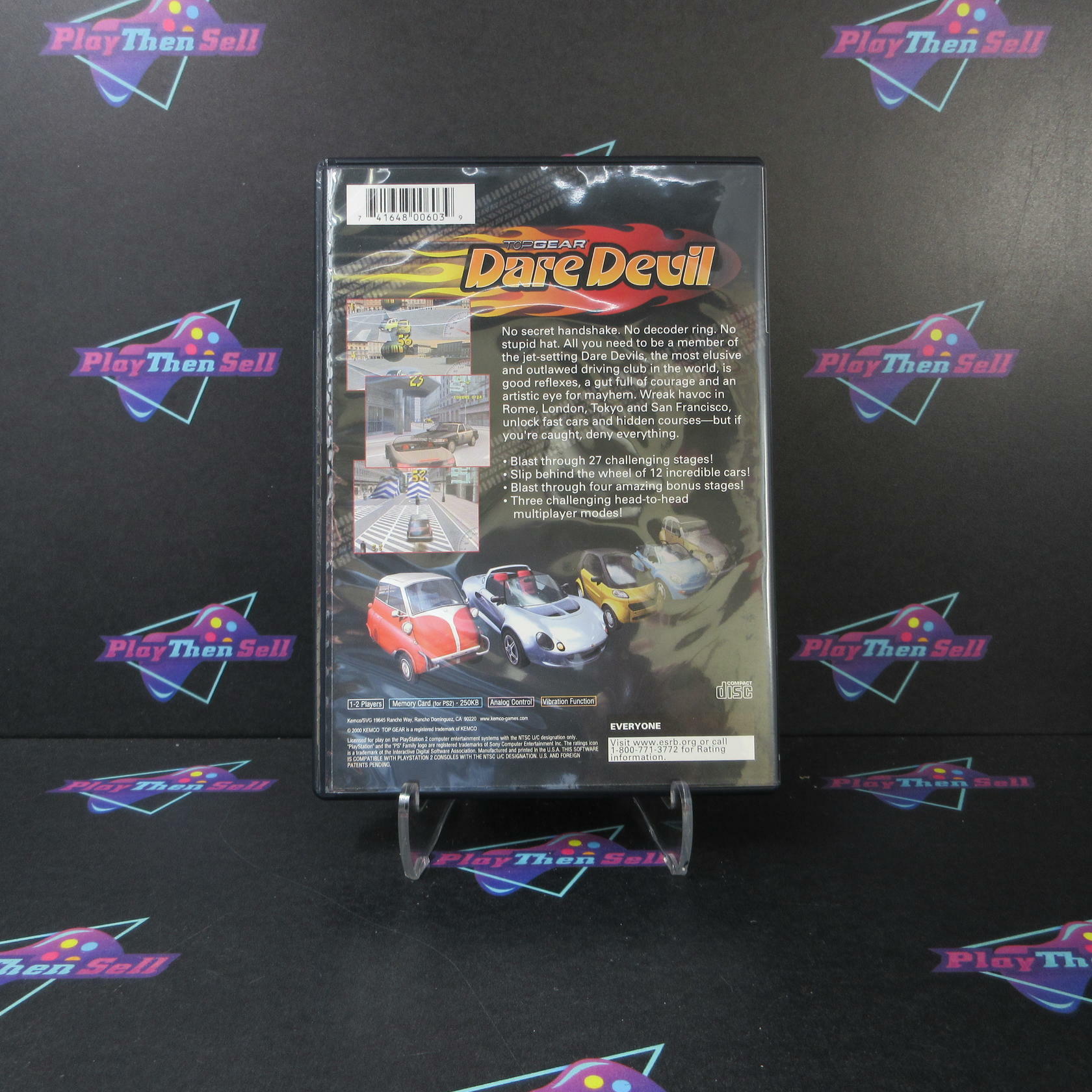 Top Gear Dare Devil PS2 PlayStation 2 AD/NM - Very Good