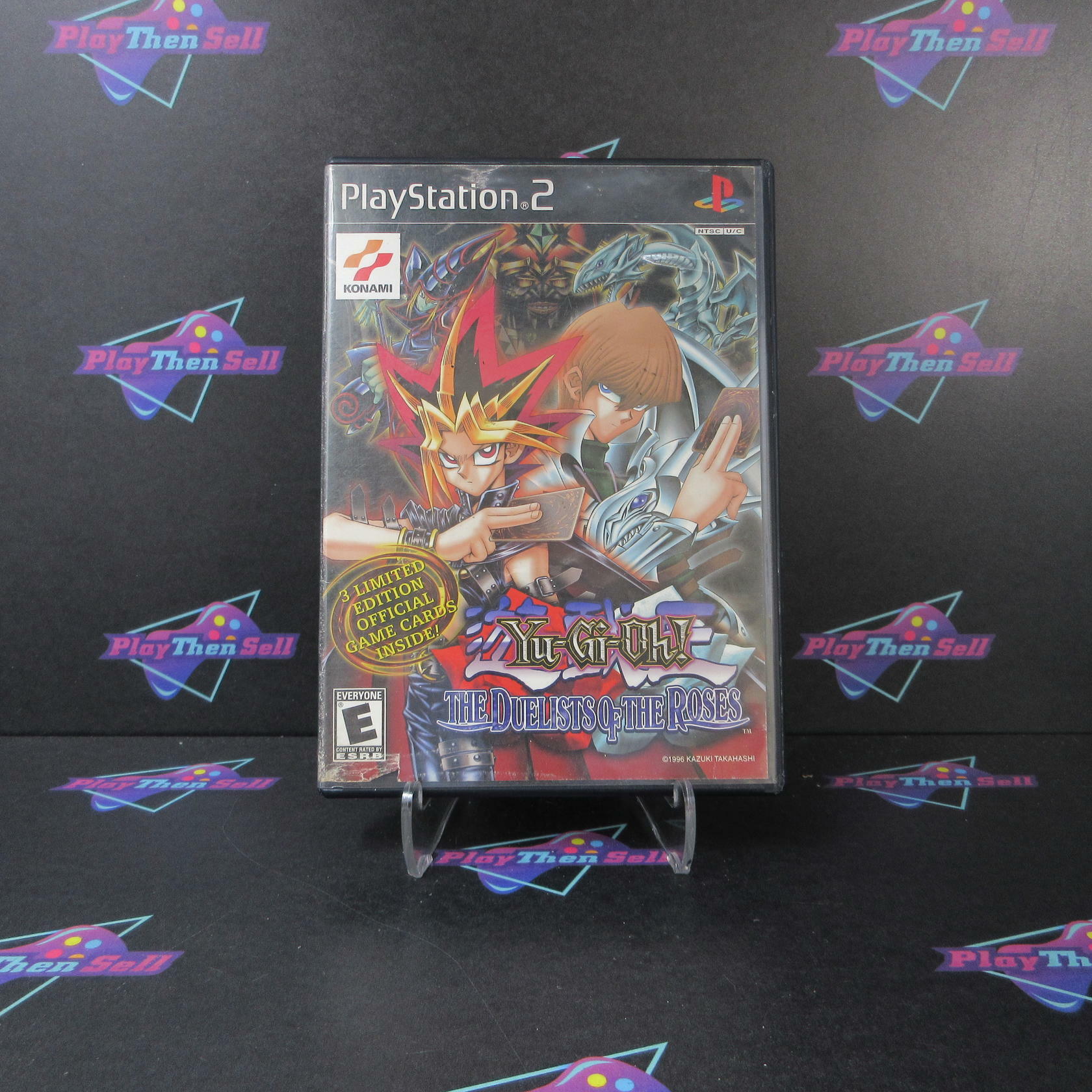 Yu-Gi-Oh! Duelists of the Roses PS2 PlayStation 2 AD/NM - Very Good
