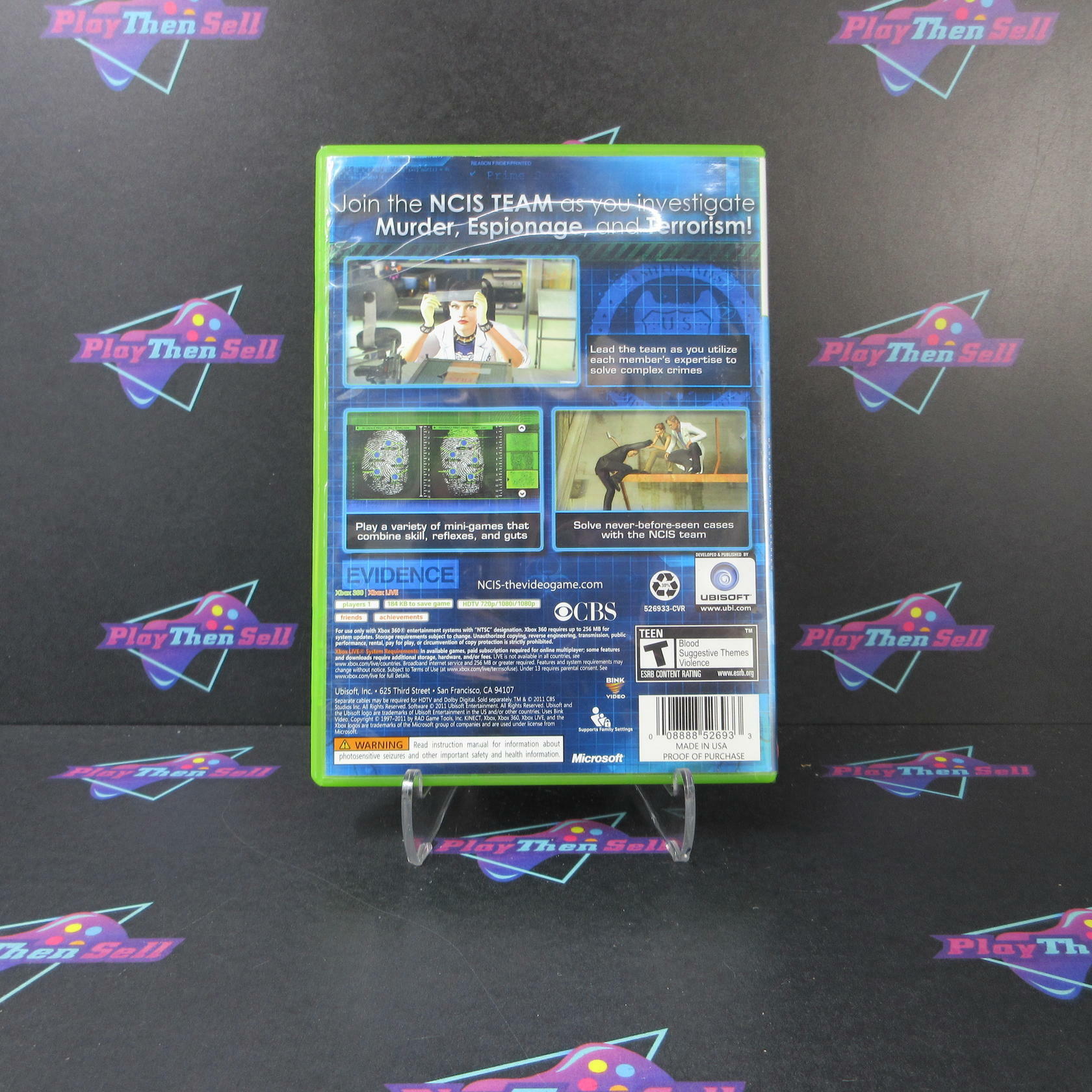 NCIS Xbox 360 AD Complete CIB - Very Good