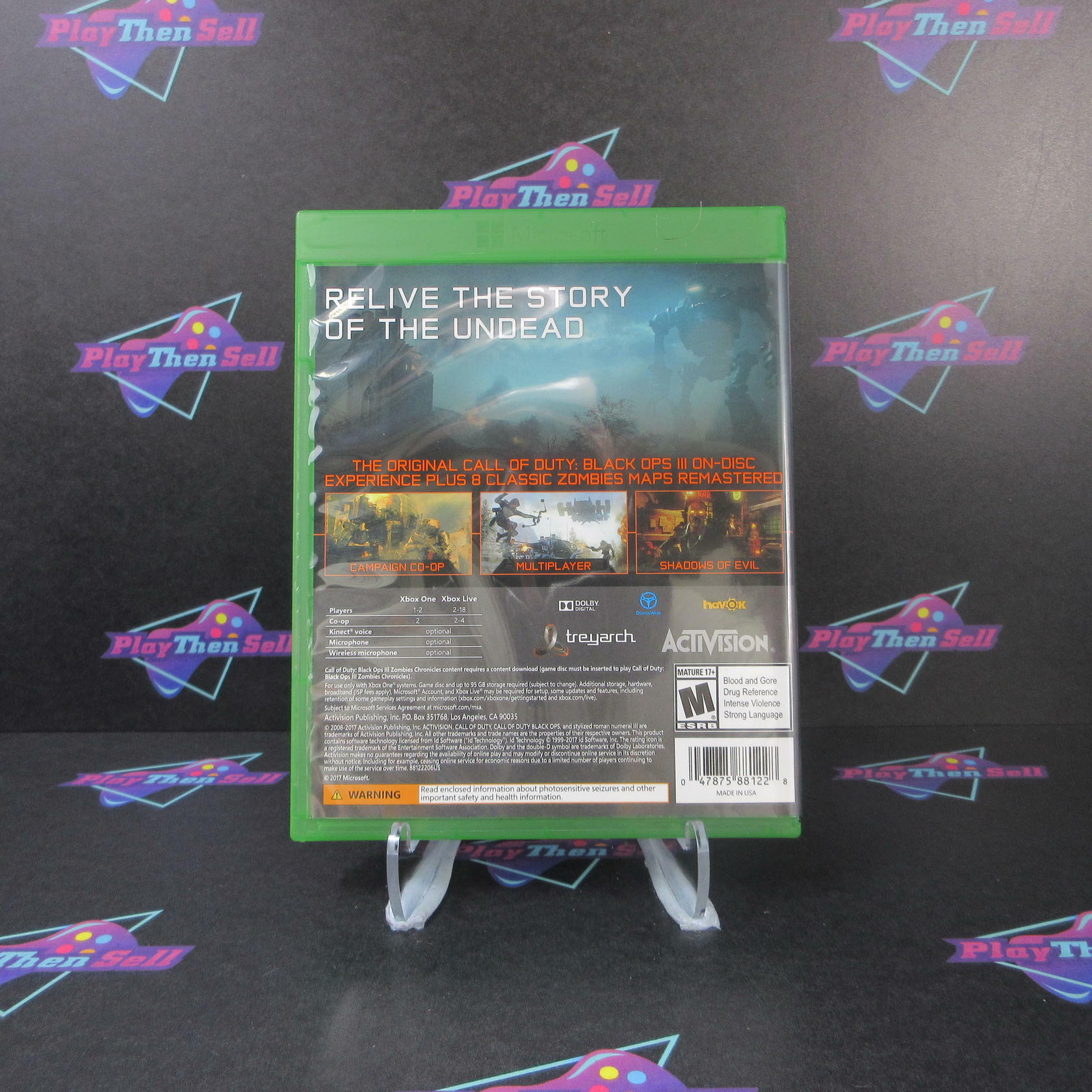 Call of Duty Black Ops III Zombie Chronicles - Xbox One - Like New