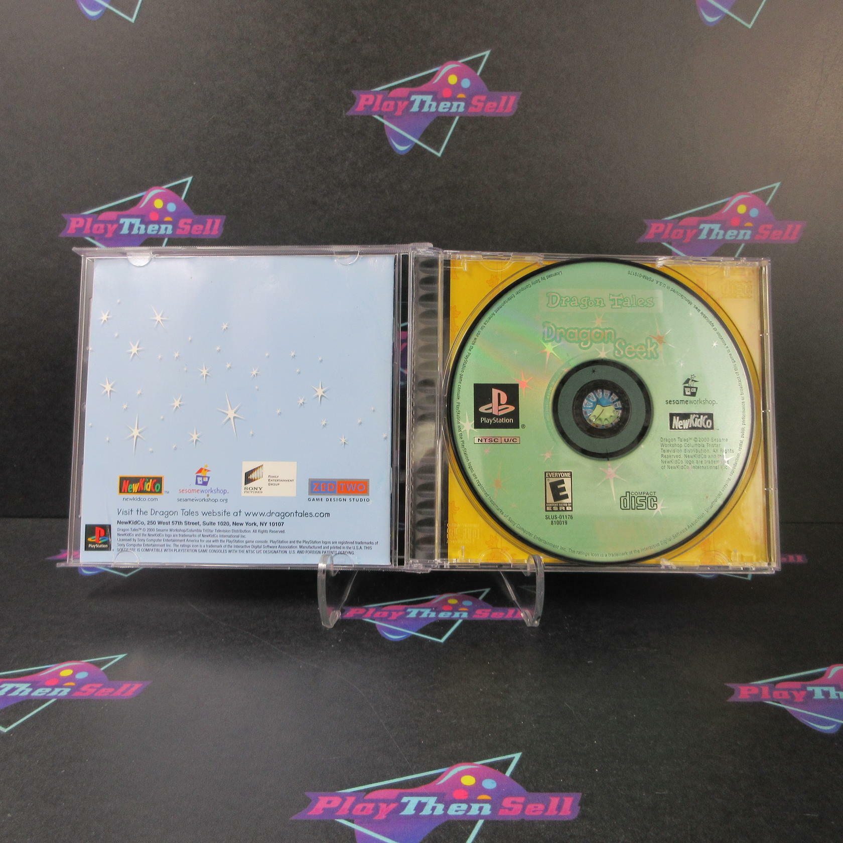 Dragon Tales Dragon Seek + Reg Card PS1 PlayStation 1 MD Complete CIB - Very Good