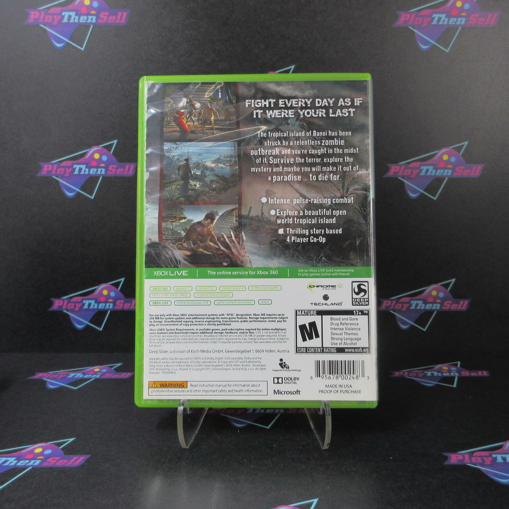 Dead Island Xbox 360 Platinum Hits - Like New