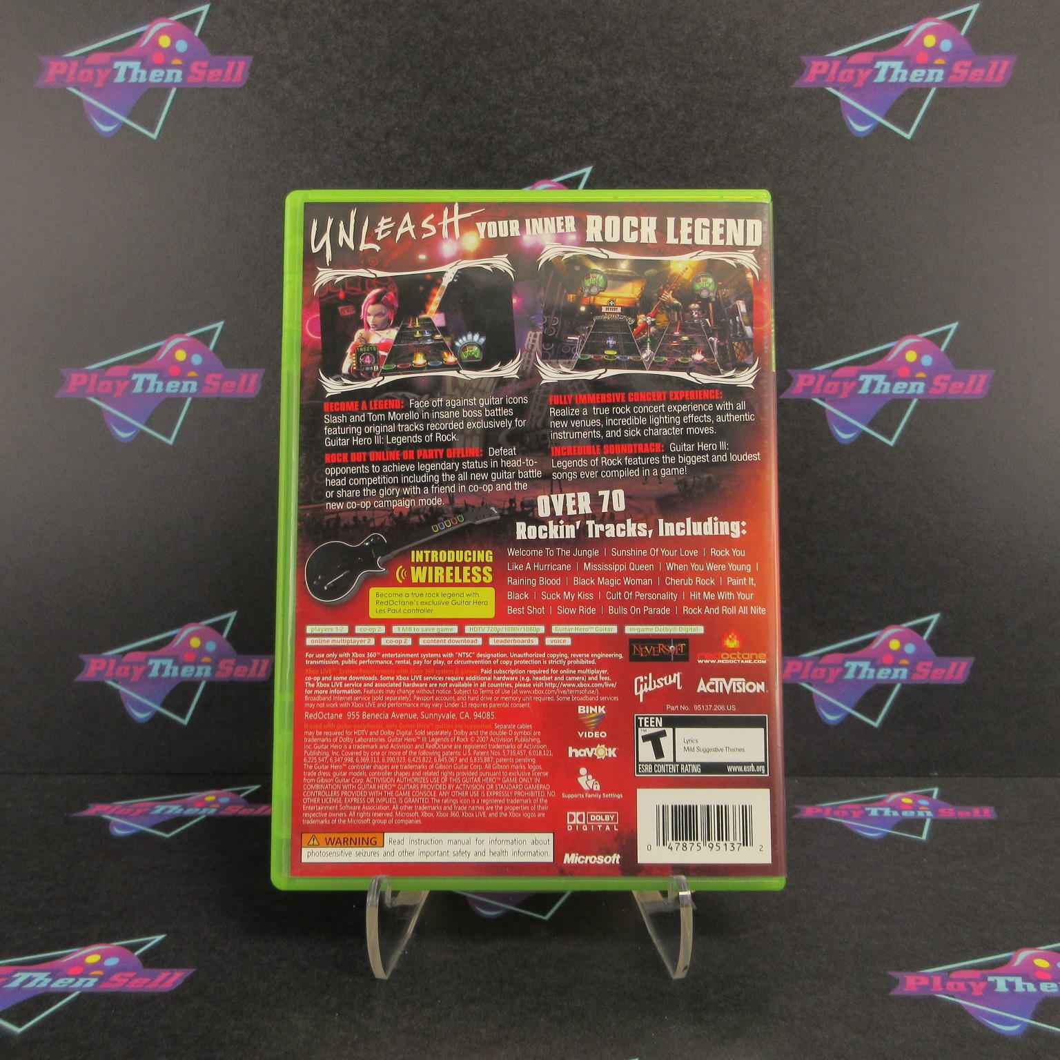 Guitar Hero 3 Legends Of Rock Xbox 360 - Like New