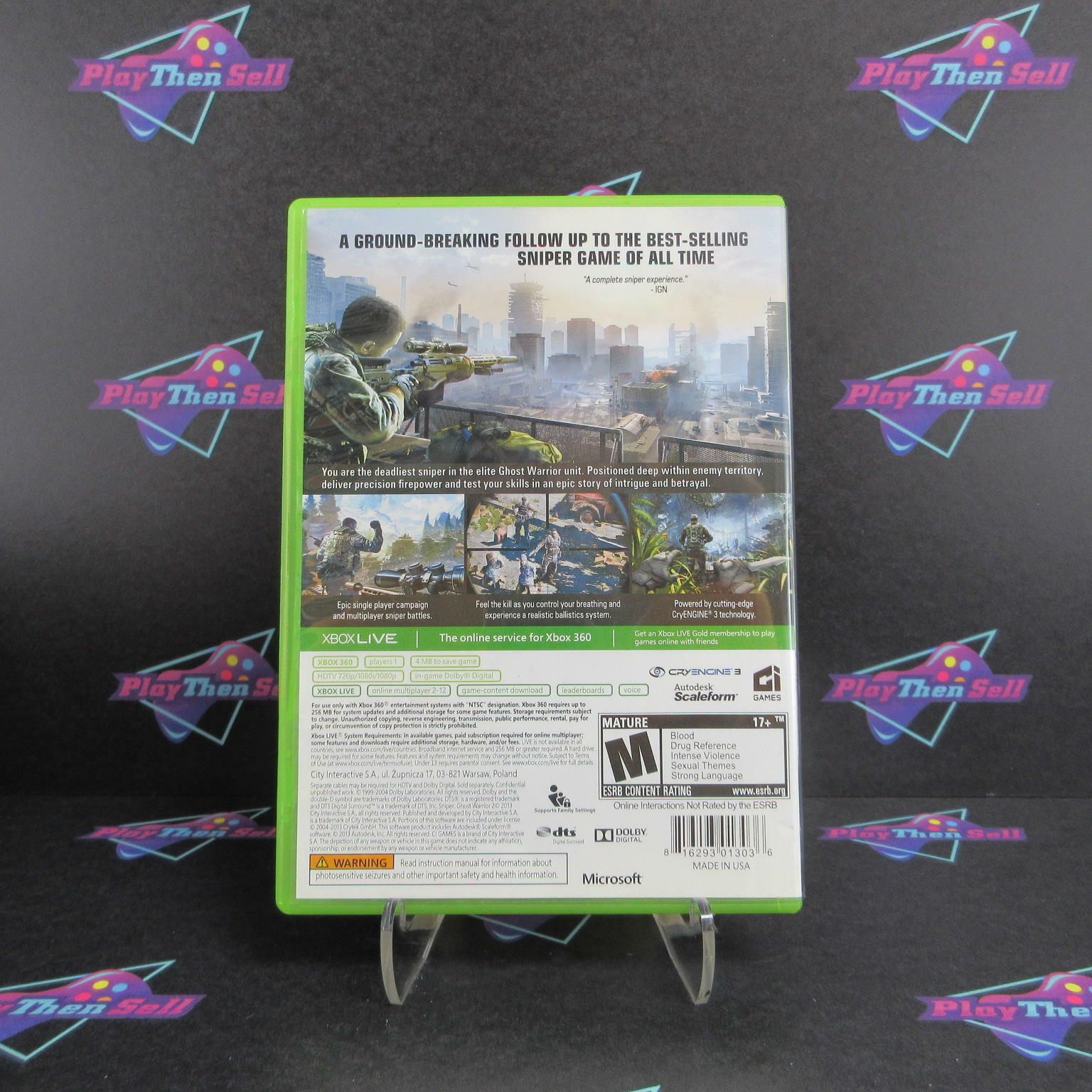 Sniper Ghost Warrior 2 Xbox 360 - Like New