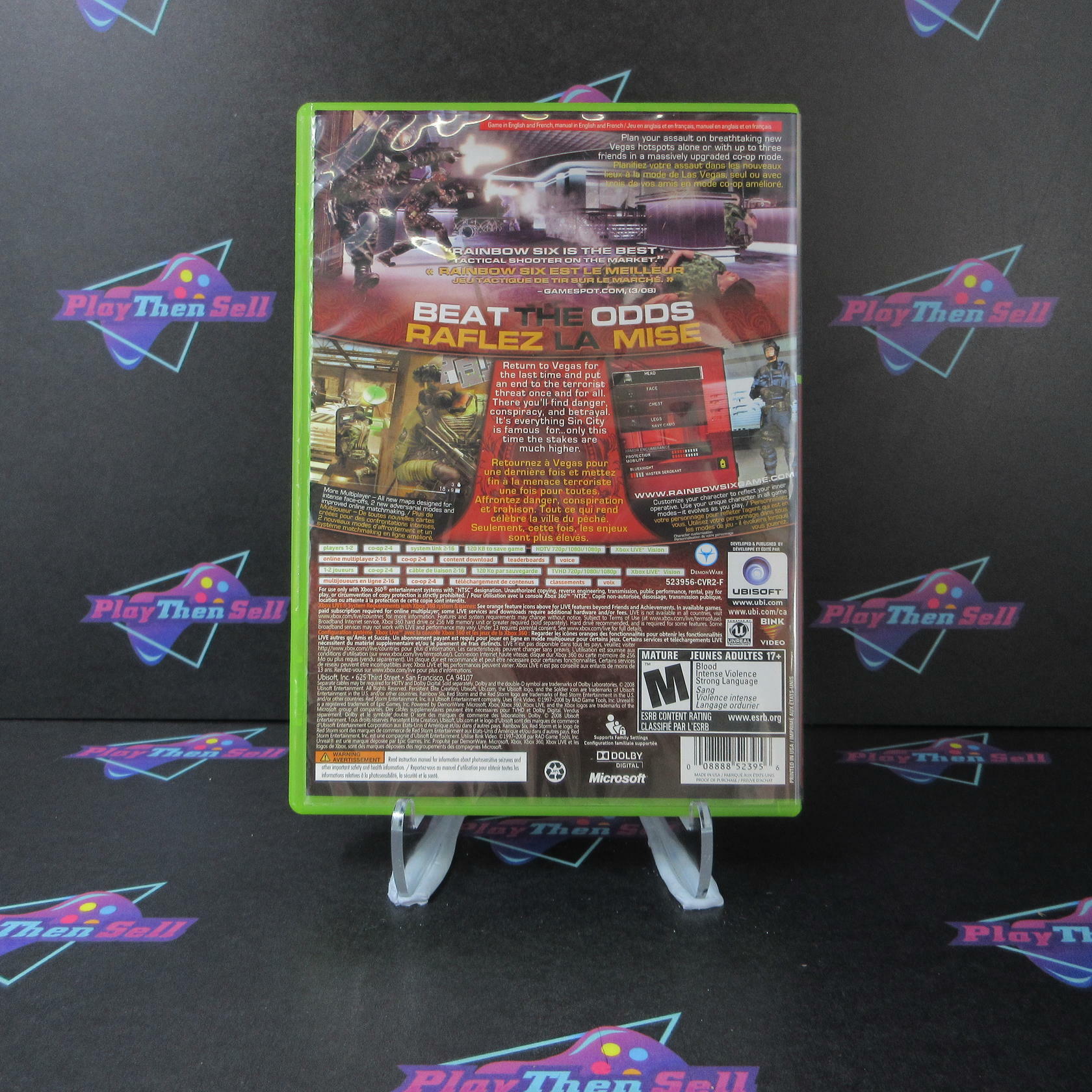 Tom Clancys Rainbow Six Vegas 2 Xbox 360 Platinum Hits - Like New