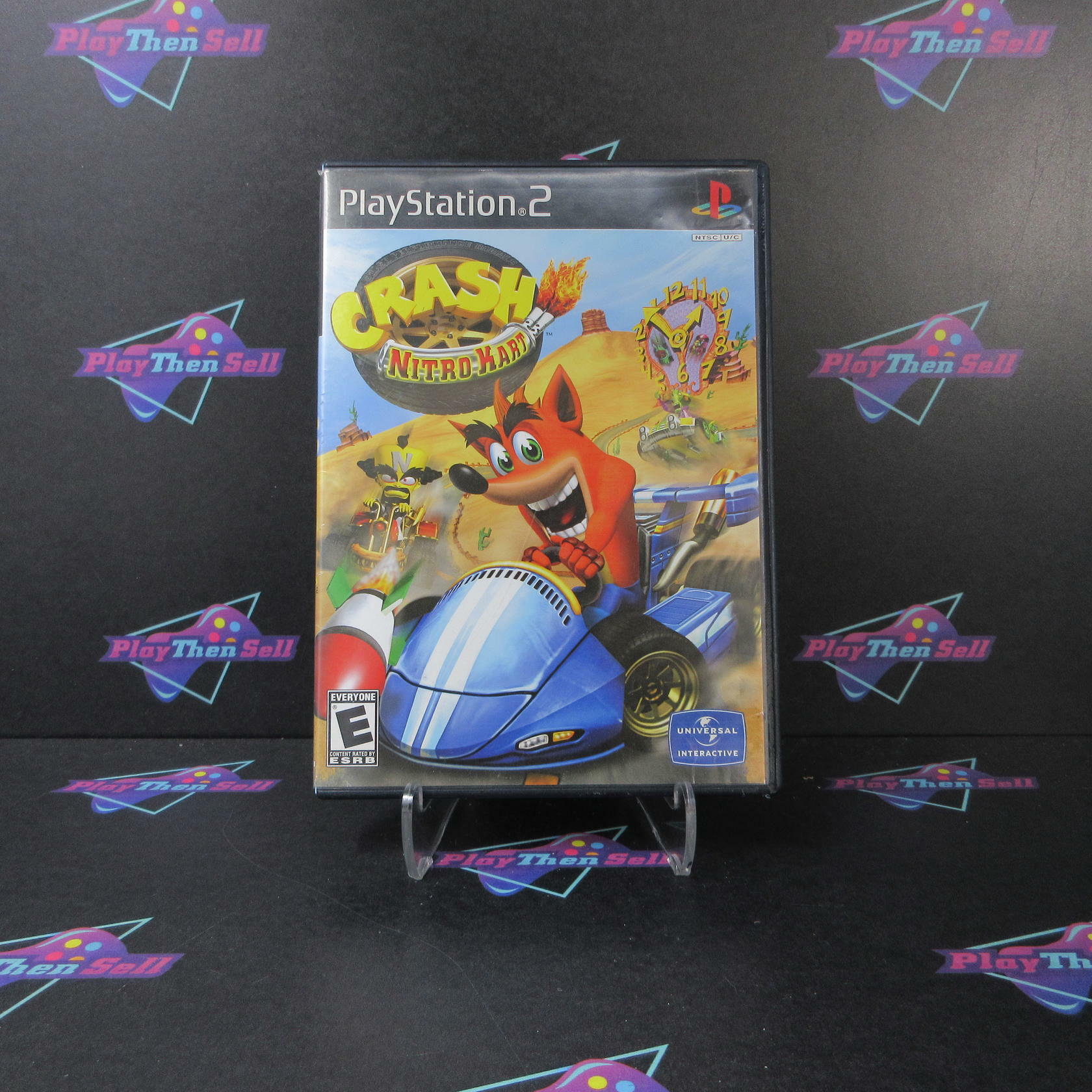 Crash Nitro Kart PS2 PlayStation 2 AD/MD Complete CIB - Very Good