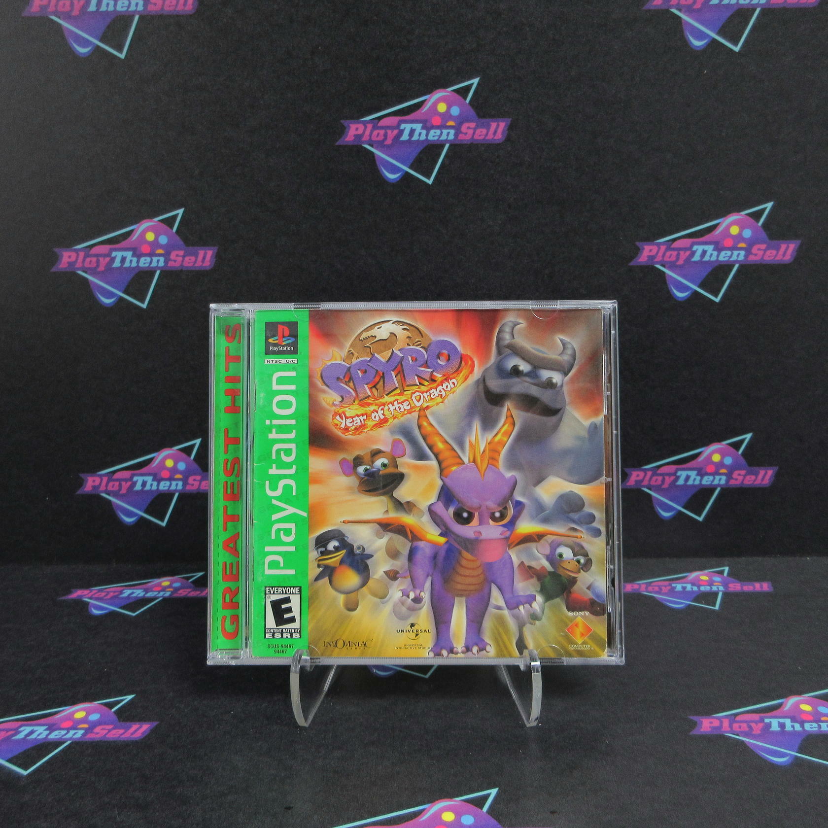 Spyro Year of the Dragon PS1 PlayStation 1 GH - Like New