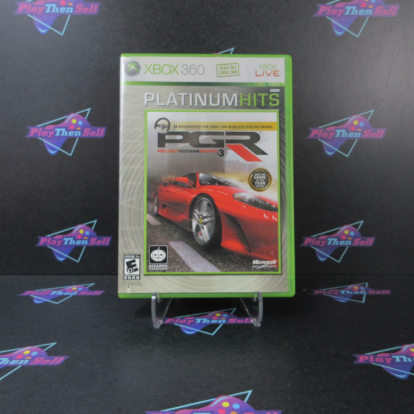 Project Gotham Racing 3 PH BL Disc Xbox 360 AD/MD Complete CIB - Very Good