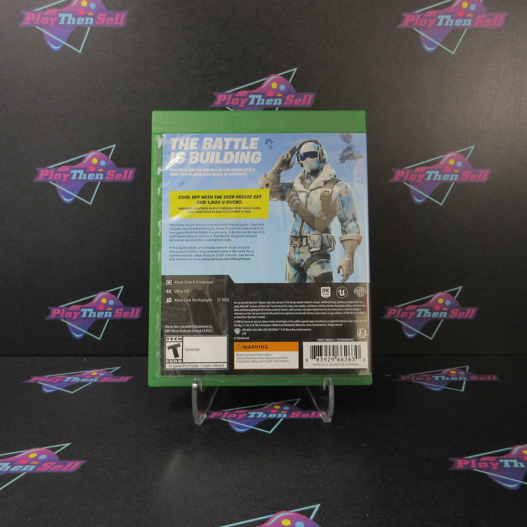 Fortnite Deep Freeze Bundle Xbox One - Like New