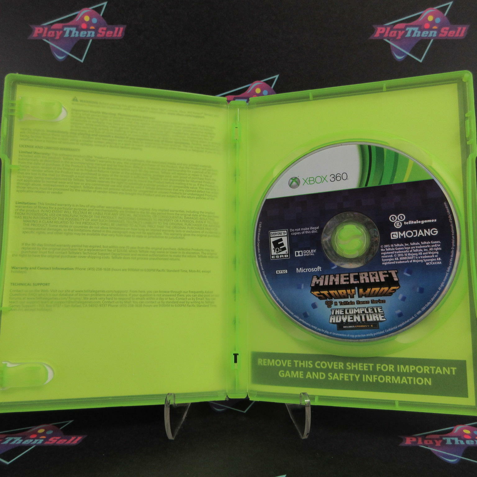 Minecraft Story Mode The Complete Adventure Xbox 360 - Like New