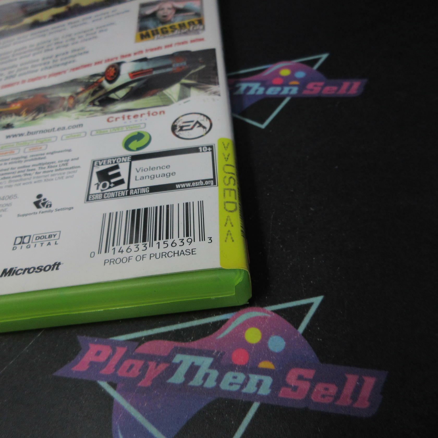 Burnout Paradise Xbox 360 AD Complete CIB - Very Good