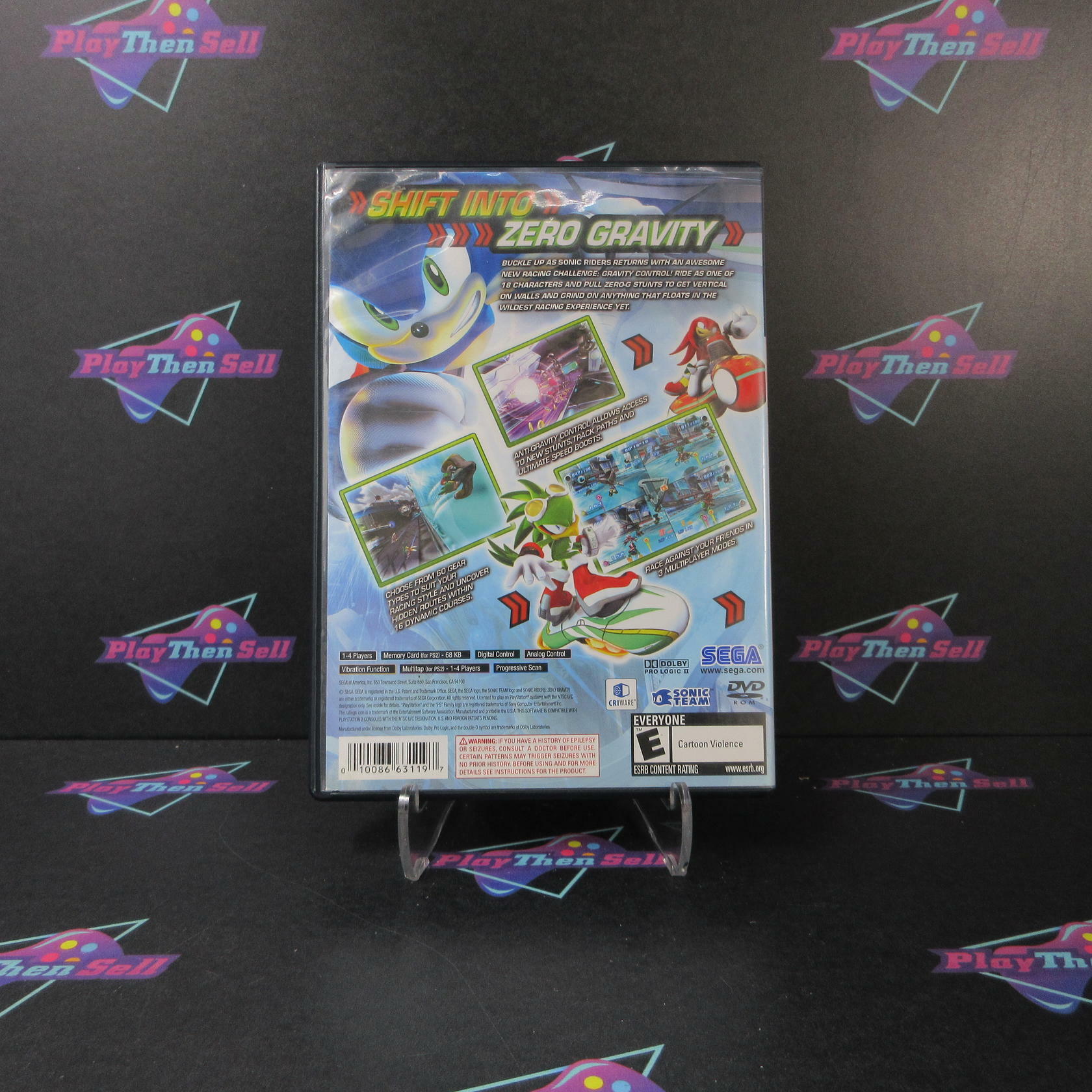 Sonic Riders Zero Gravity PS2 PlayStation 2 AD Complete CIB - Very Good