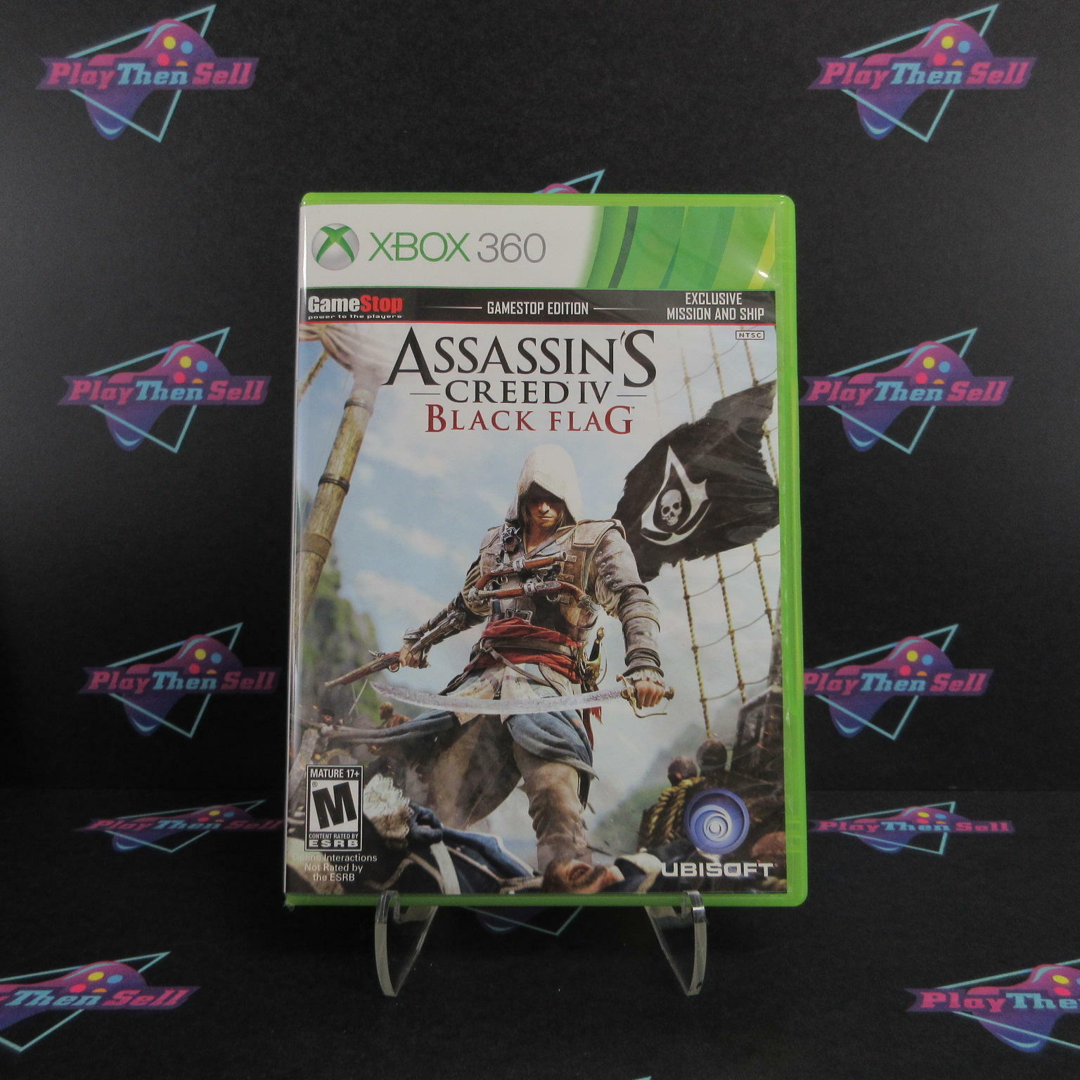 Assassin's Creed IV 4 Black Flag Gamestop Edition Xbox 360 - Like New