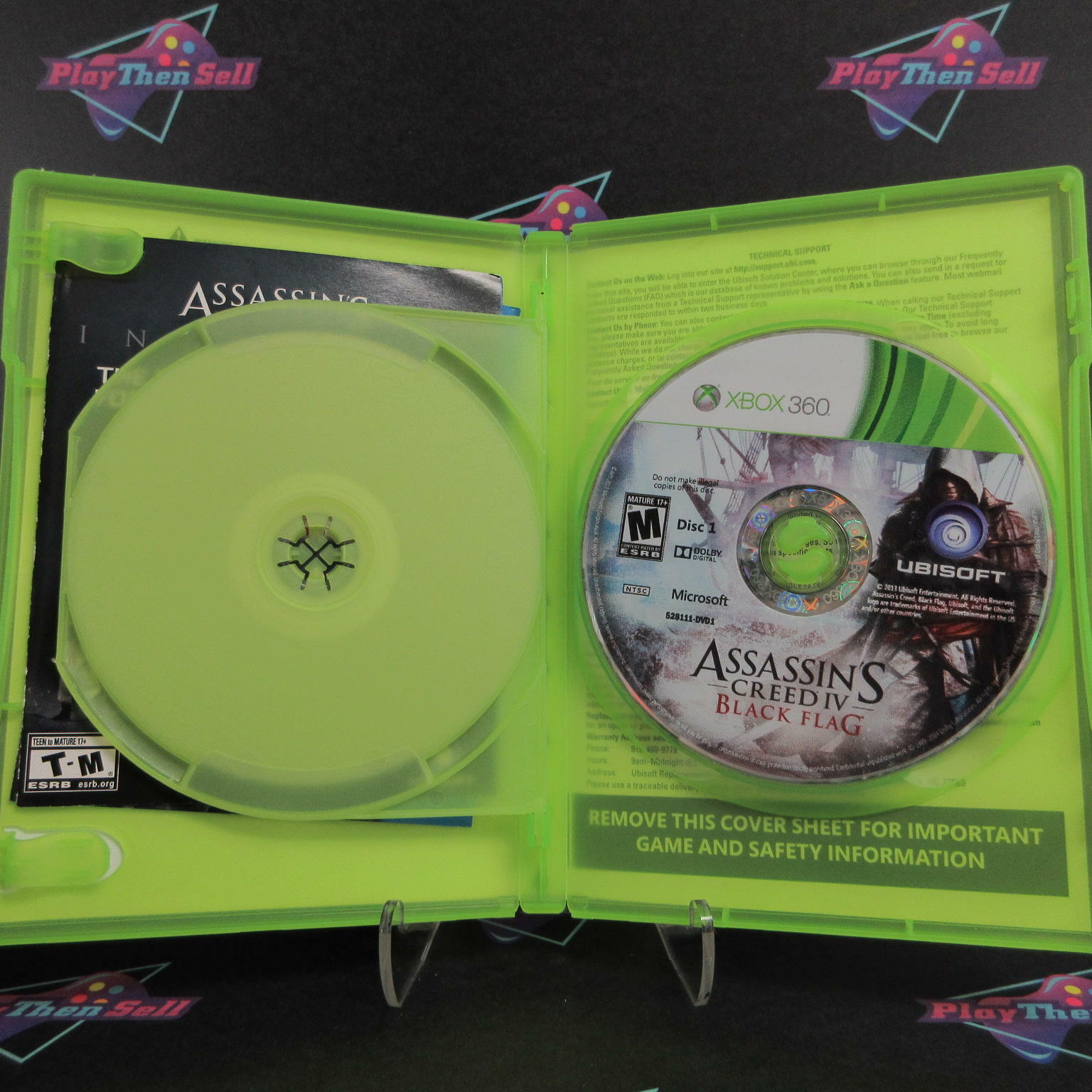 Assassin's Creed IV 4 Black Flag Gamestop Edition Xbox 360 - Like New