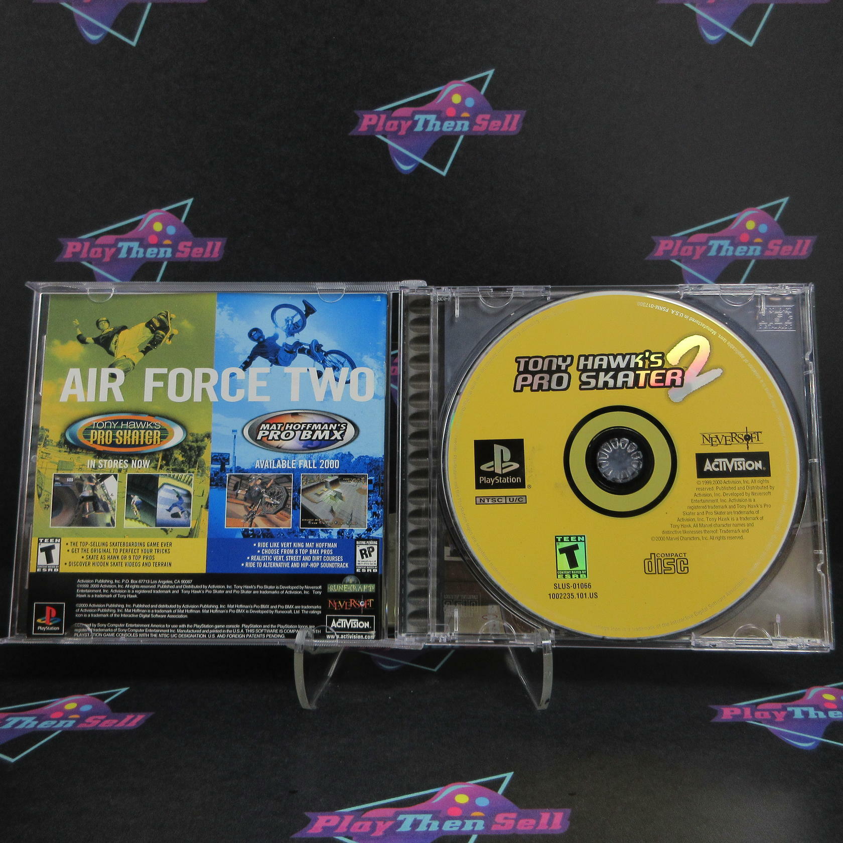Tony Hawk's Pro Skater 2 PS1 PlayStation 1 + Reg Card - Like New