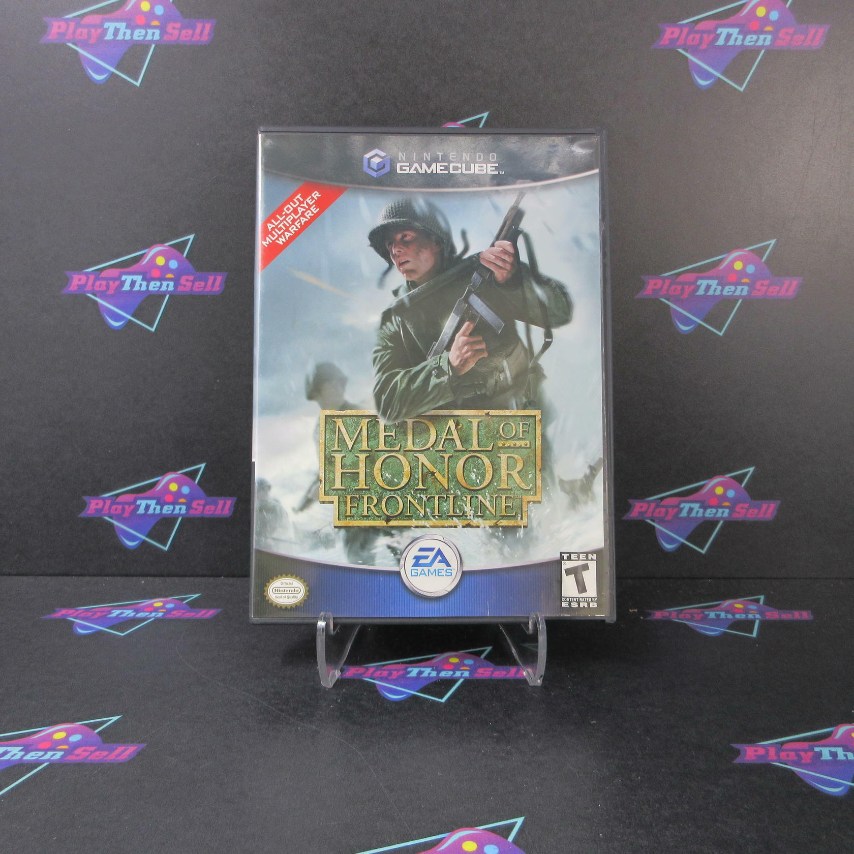 Medal of Honor Frontline Nintendo GameCube AD Complete CIB - Very Good