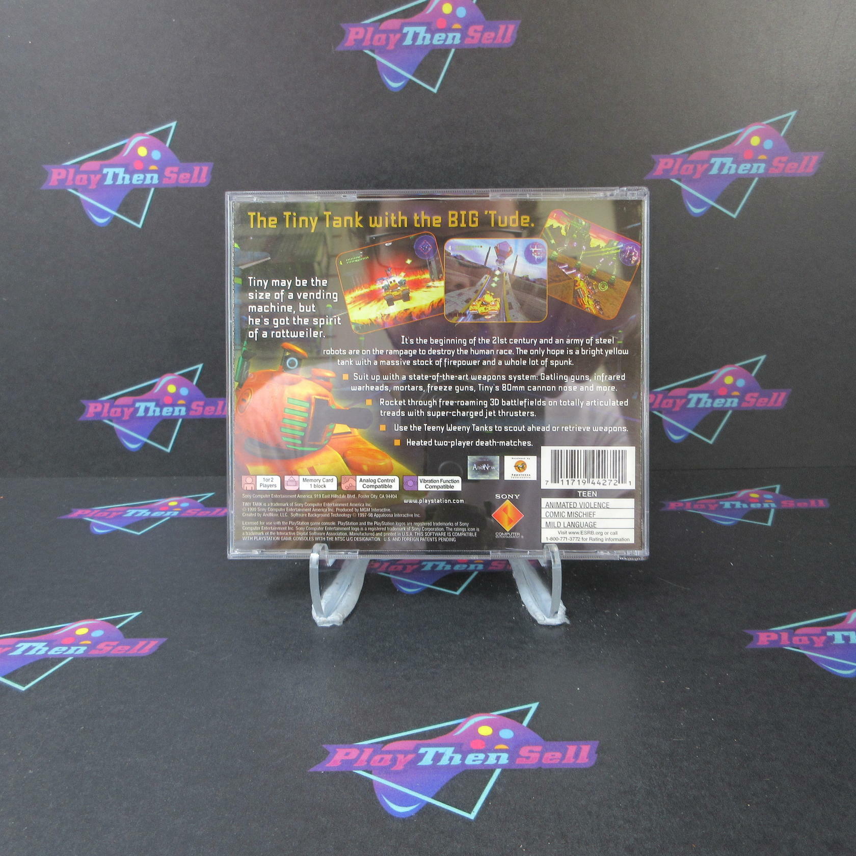 Tiny Tank PS1 PlayStation 1 - Like New