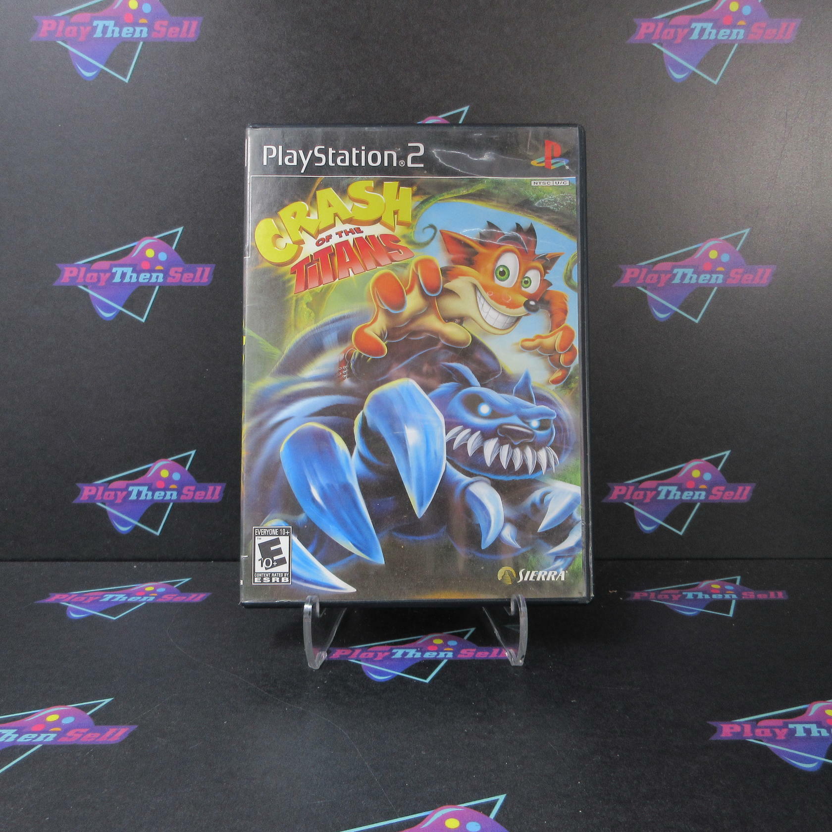 Crash of the Titans PS2 PlayStation 2 AD/NM - Very Good