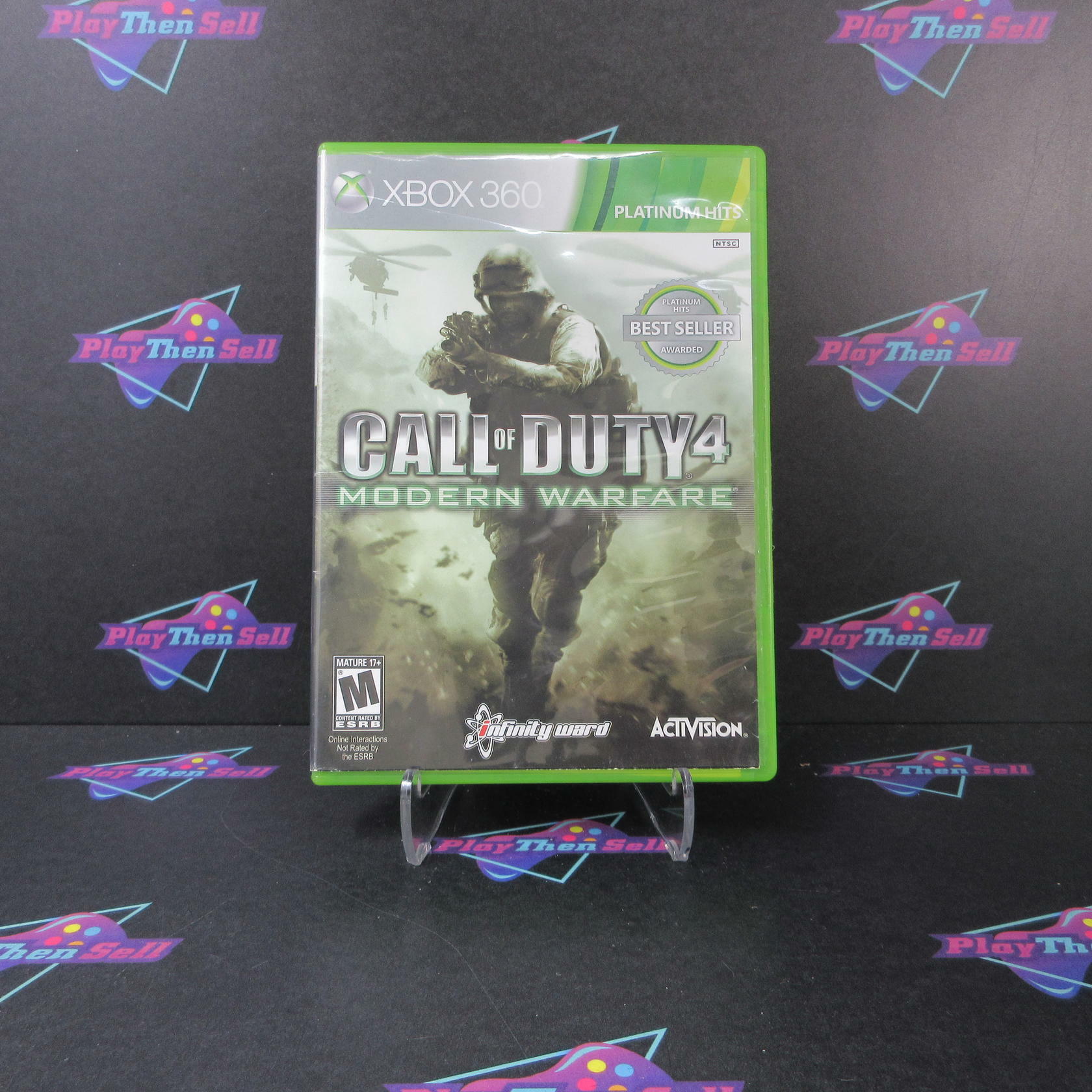 Call of Duty 4 Modern Warfare PH Xbox 360 AD Complete CIB - Very Good