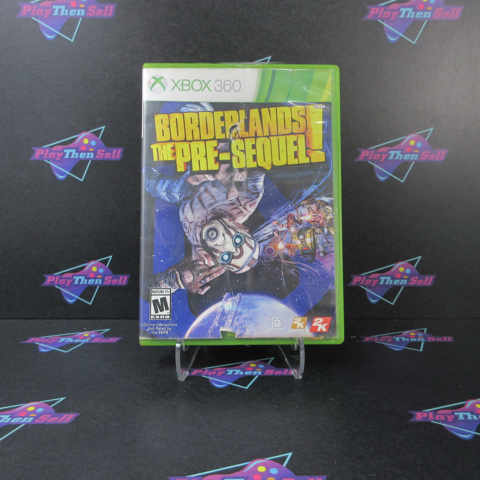 Borderlands The Pre-Sequel + Sleeve Xbox 360 AD/DD Complete CIB - Very Good