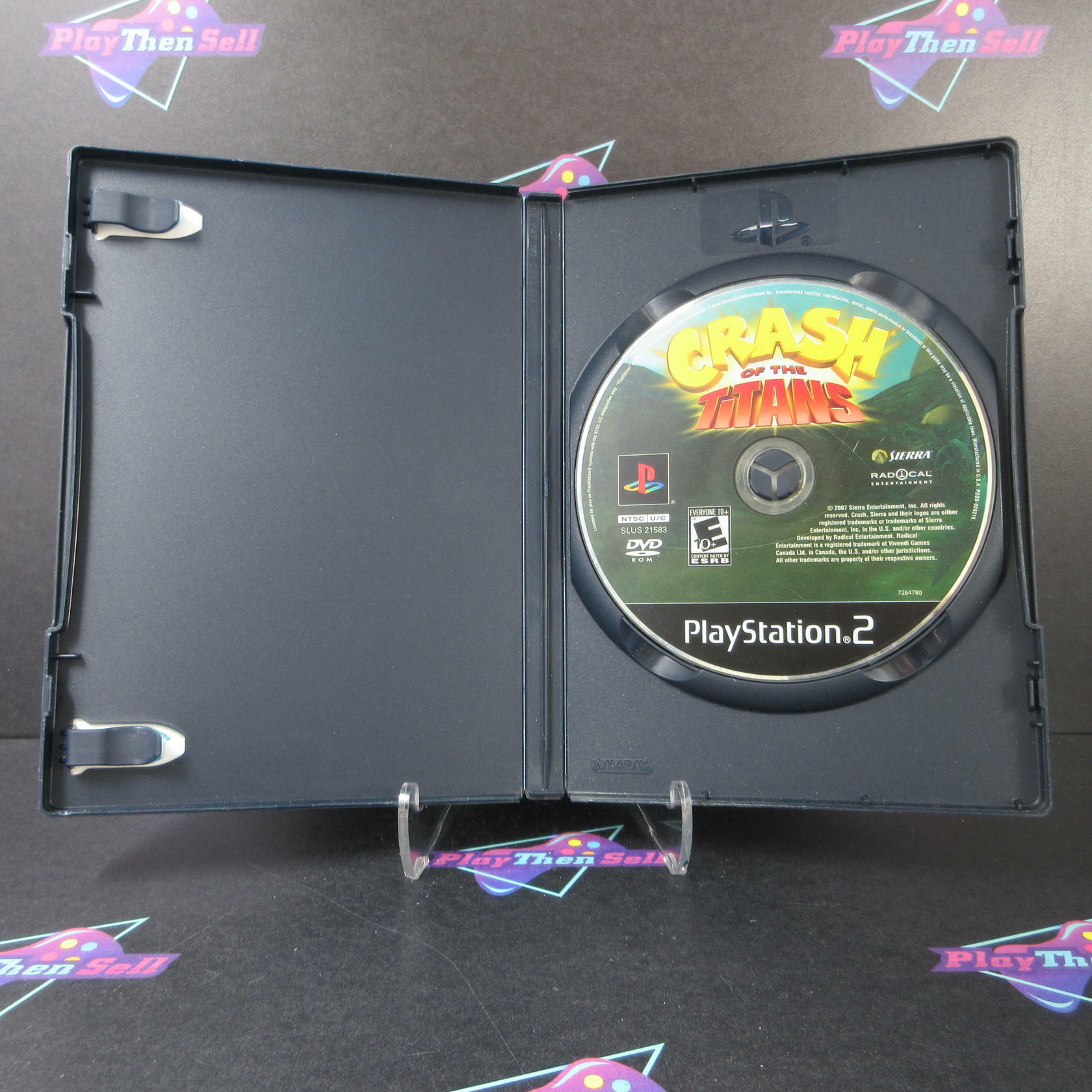 Crash of the Titans PS2 PlayStation 2 AD/NM - Very Good