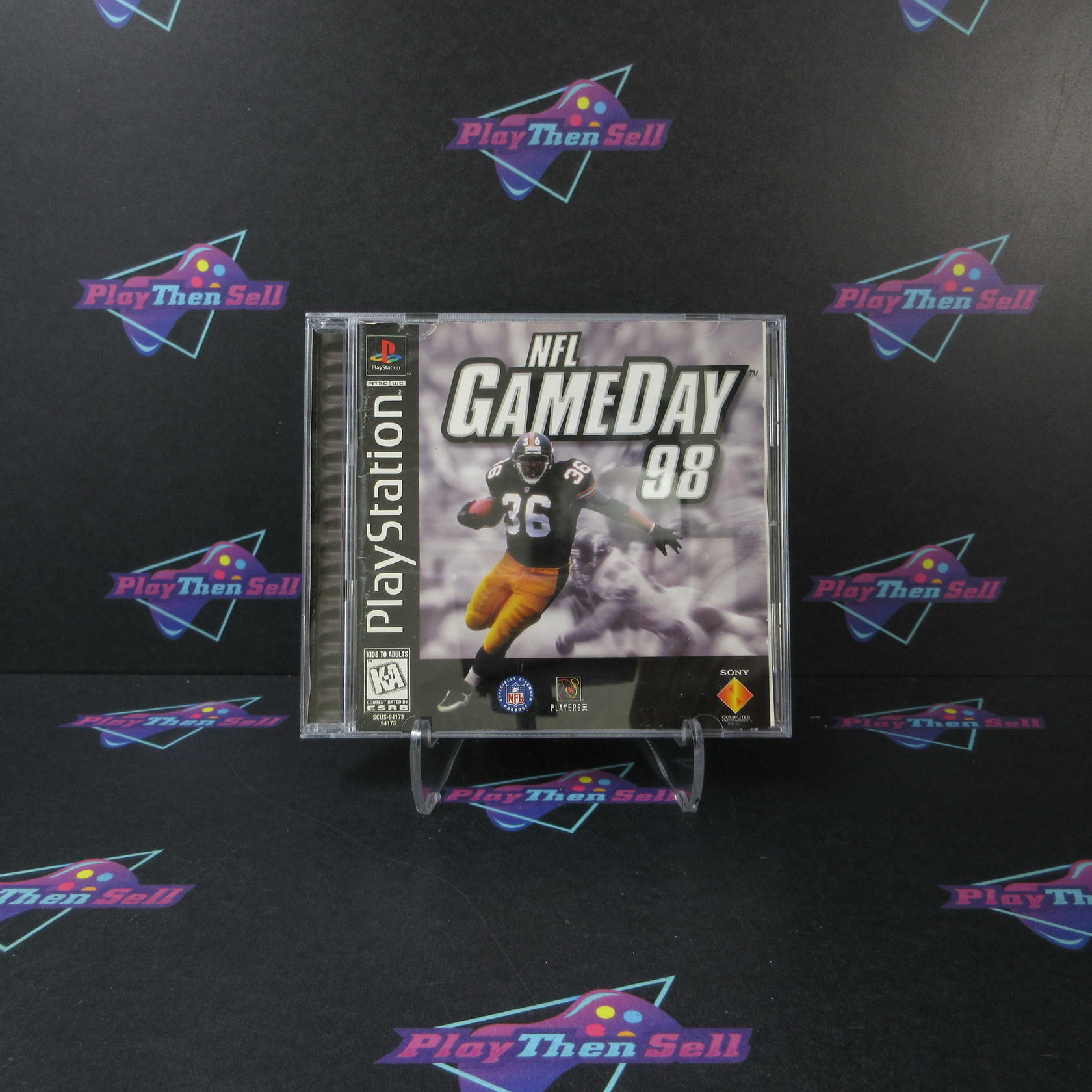 NFL GameDay 98 PS1 PlayStation 1 AD/DD/MD Complete CIB - Very Good