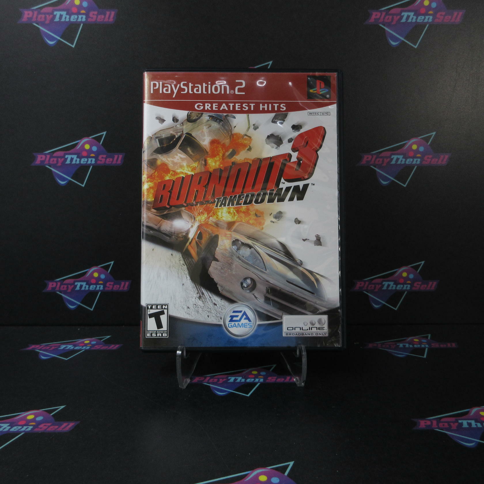 Burnout 3 Takedown Greatest Hits PS2 PlayStation 2 AD/NM - Very Good