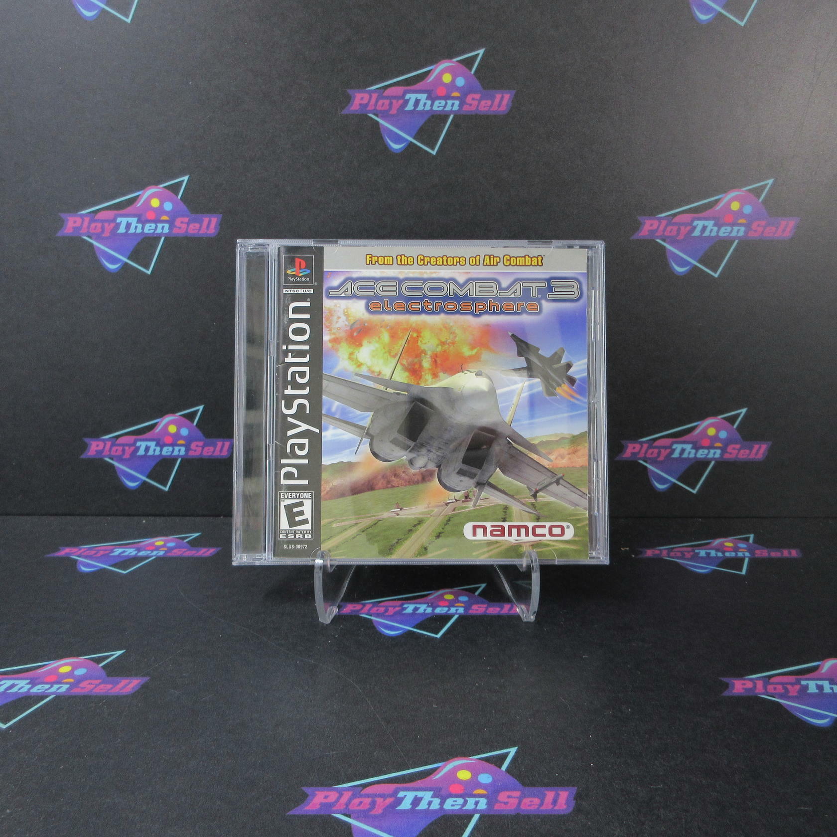 Ace Combat 3 Electrosphere + Reg Card PS1 PlayStation 1 No Art - Very Good