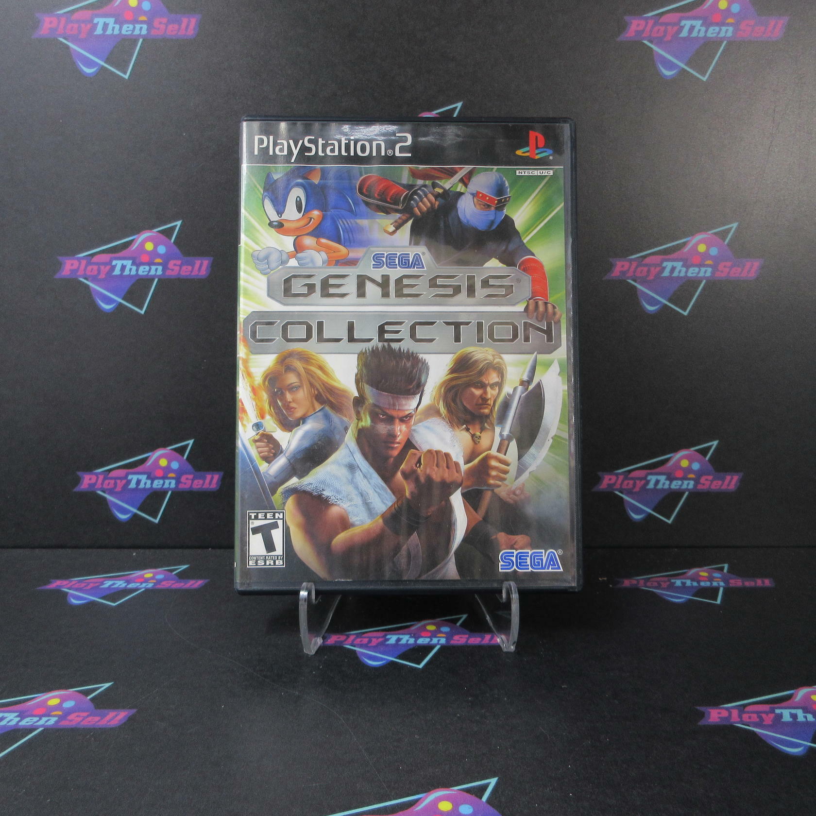 Sega Genesis Collection PS2 PlayStation 2 AD/MD Complete CIB - Very Good