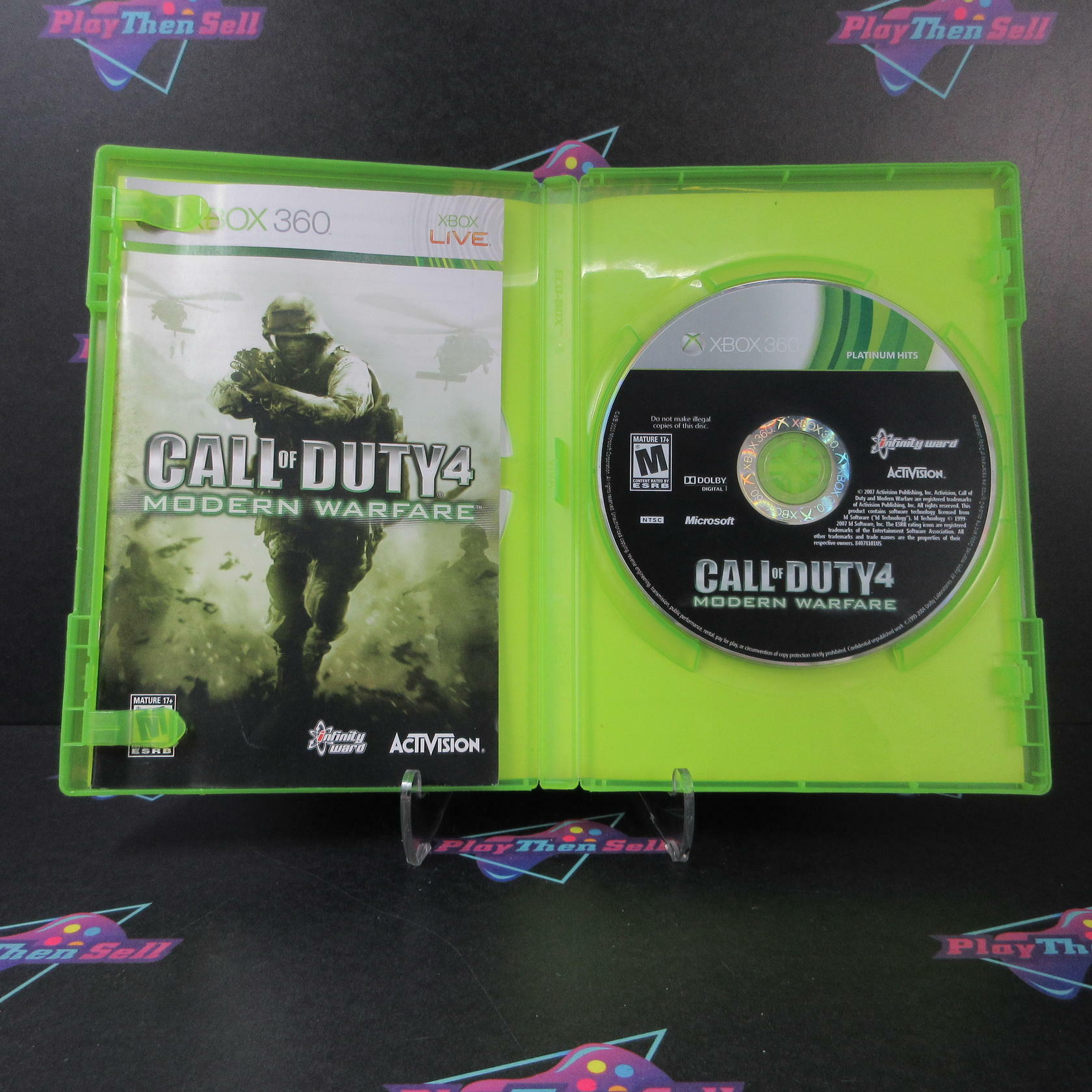 Call of Duty 4 Modern Warfare PH Xbox 360 AD Complete CIB - Very Good