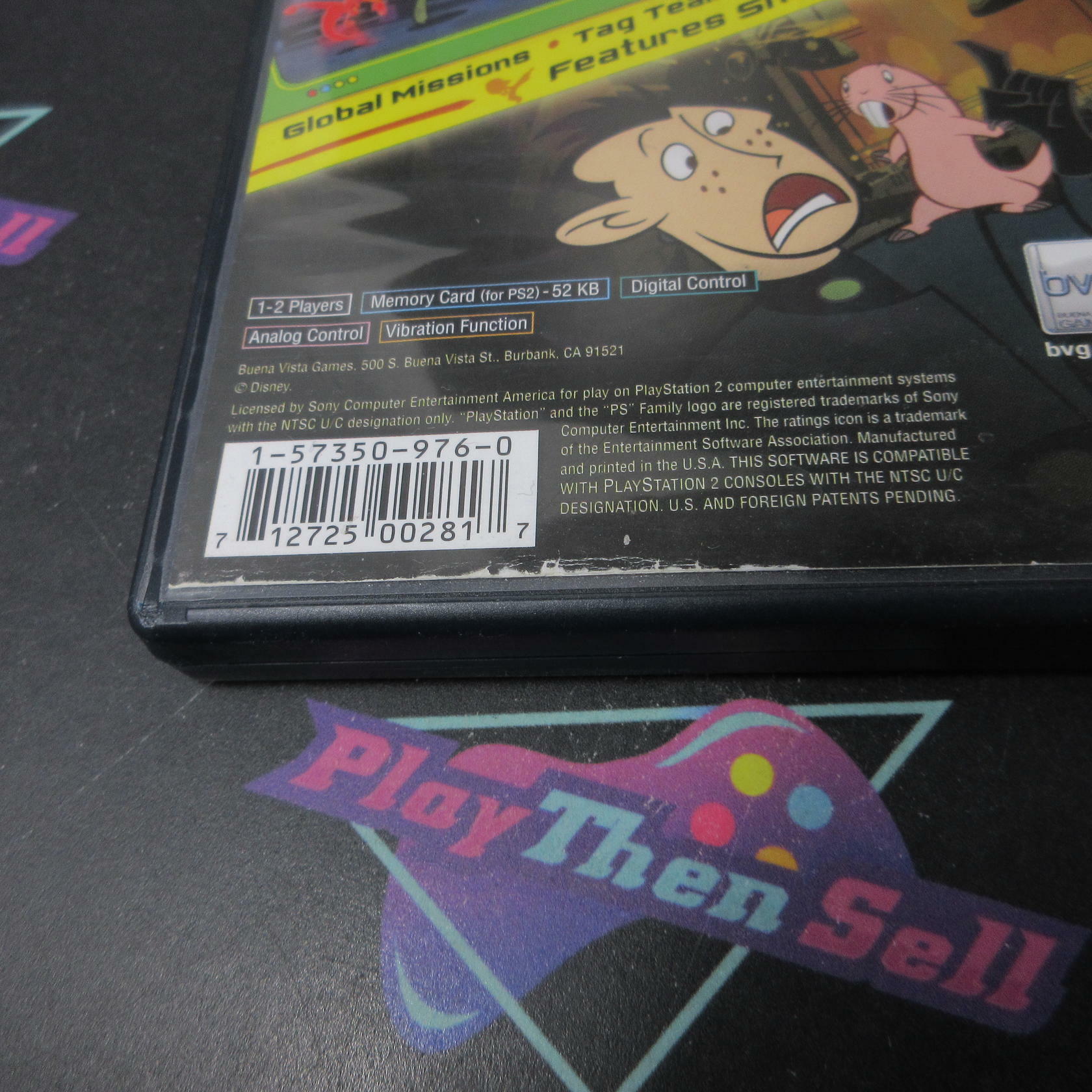 Disney's Kim Possible What's the Switch PS2 PlayStation 2 AD Complete CIB - Very Good