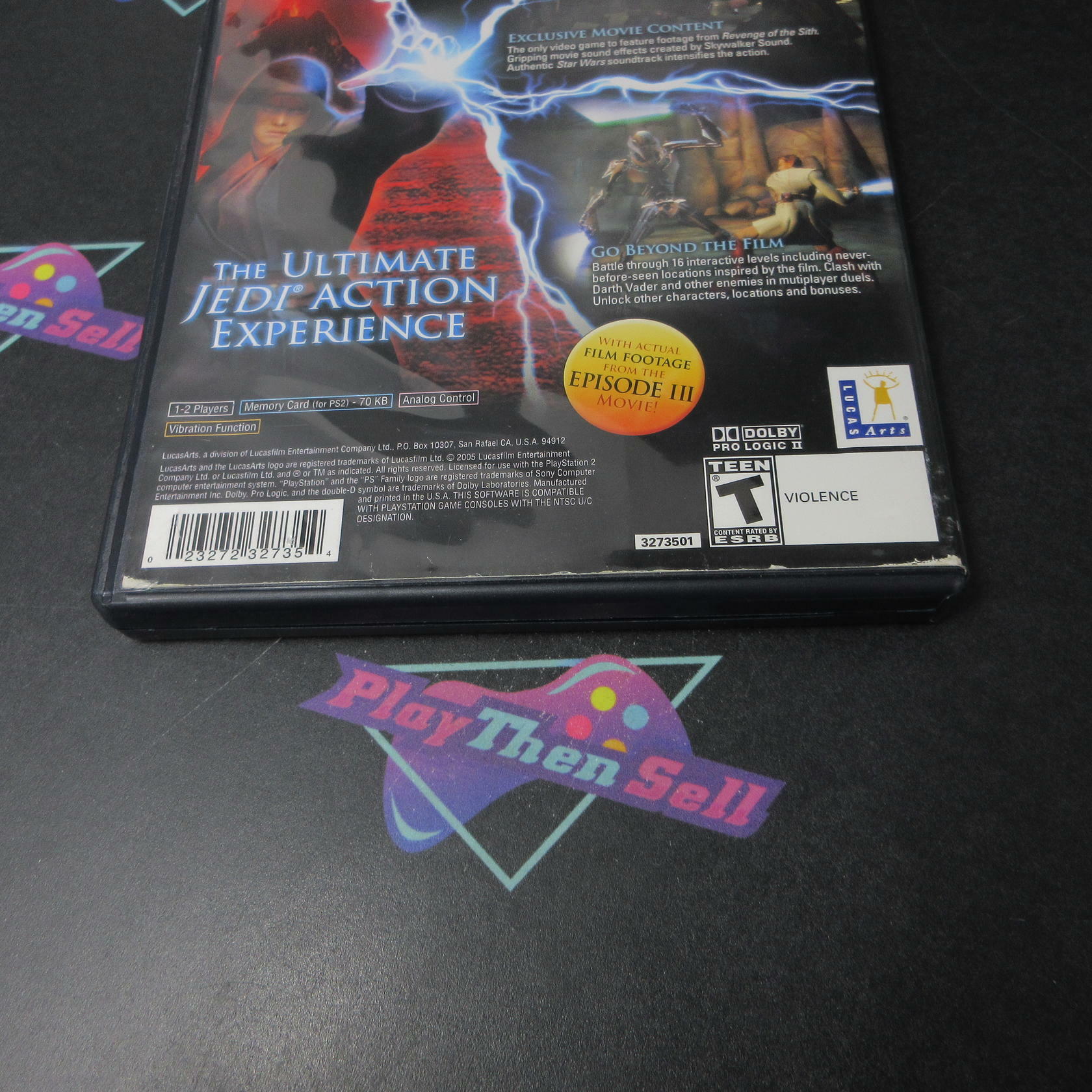 Star Wars Episode III Revenge of the Sith PS2 PlayStation 2 AD/NM - Very Good