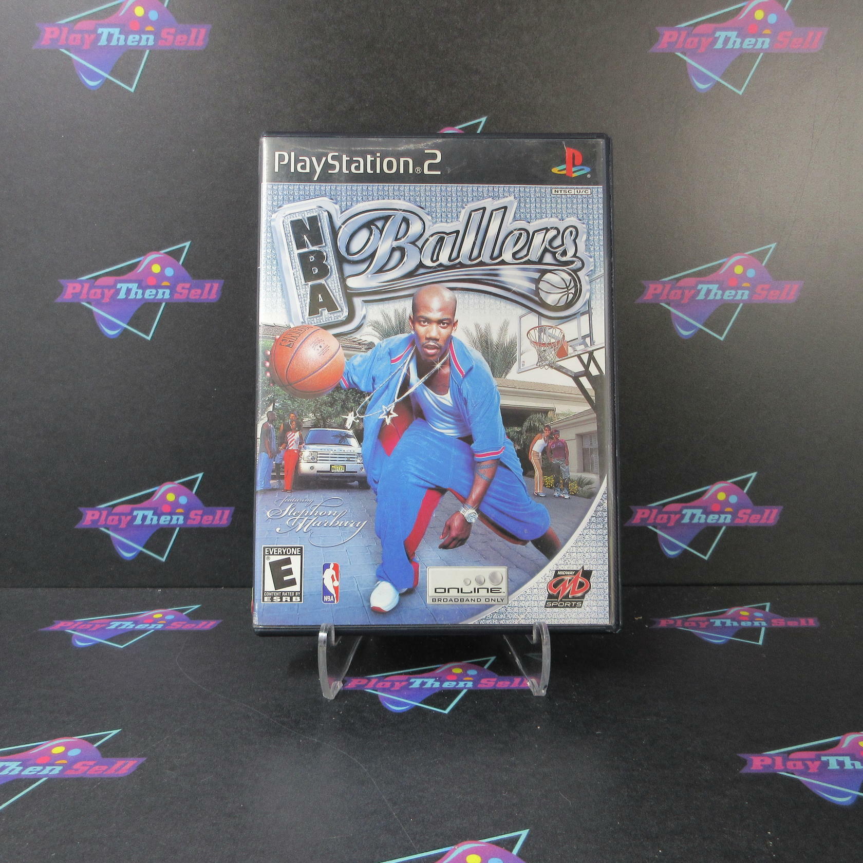 NBA Ballers + Reg Card PS2 PlayStation 2 AD/DD Complete CIB - Very Good