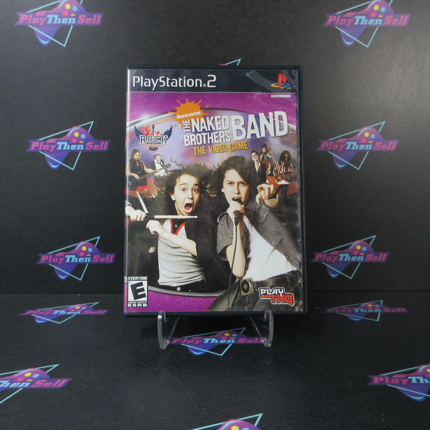 Naked Brothers Band PS2 PlayStation 2 AD Complete CIB - Very Good