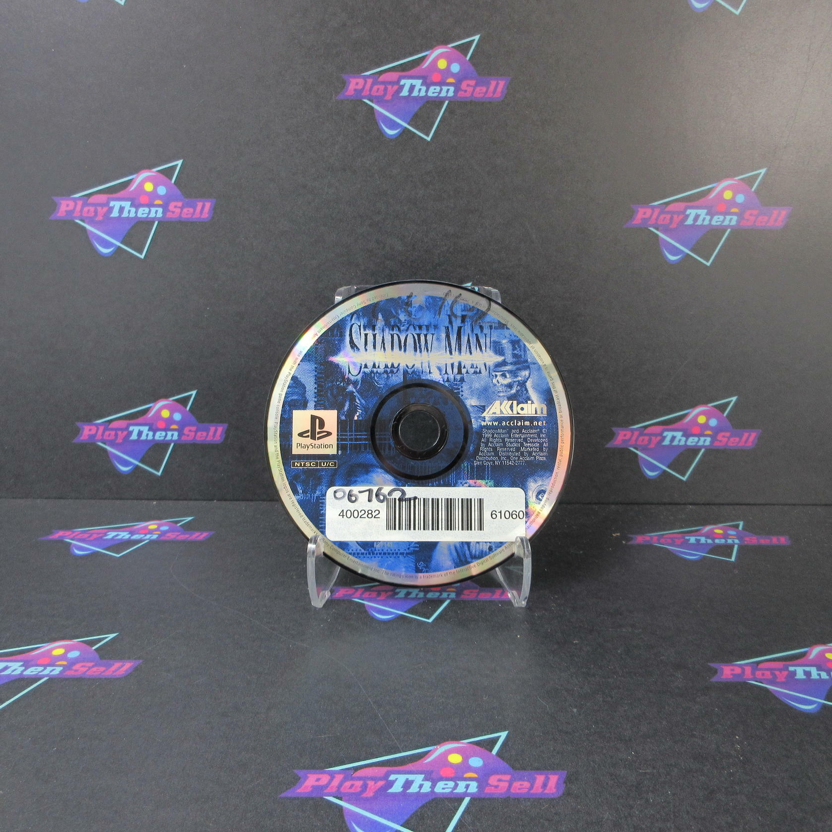 Shadow Man PS1 Playstation 1 DD Disc Only Authentic / Tested - Very Good