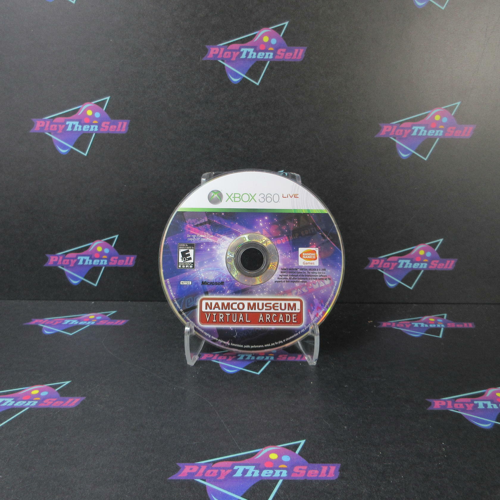 Namco Museum Virtual Arcade Xbox 360 Disc Only Tested - Very Good