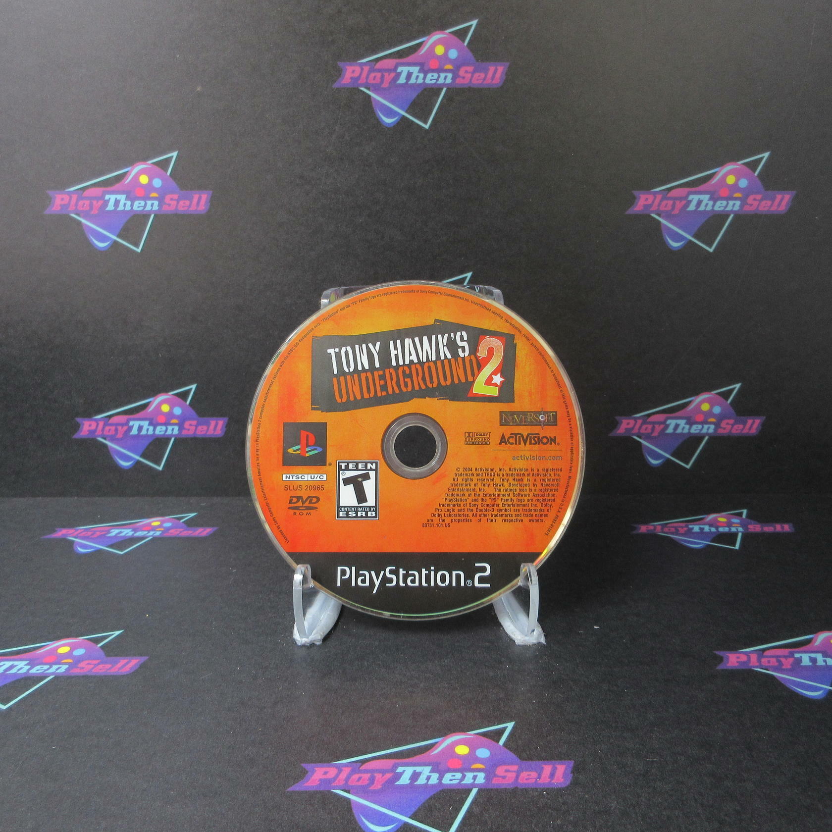 Tony Hawk's Underground 2 PS2 PlayStation 2 Disc Only - Very Good