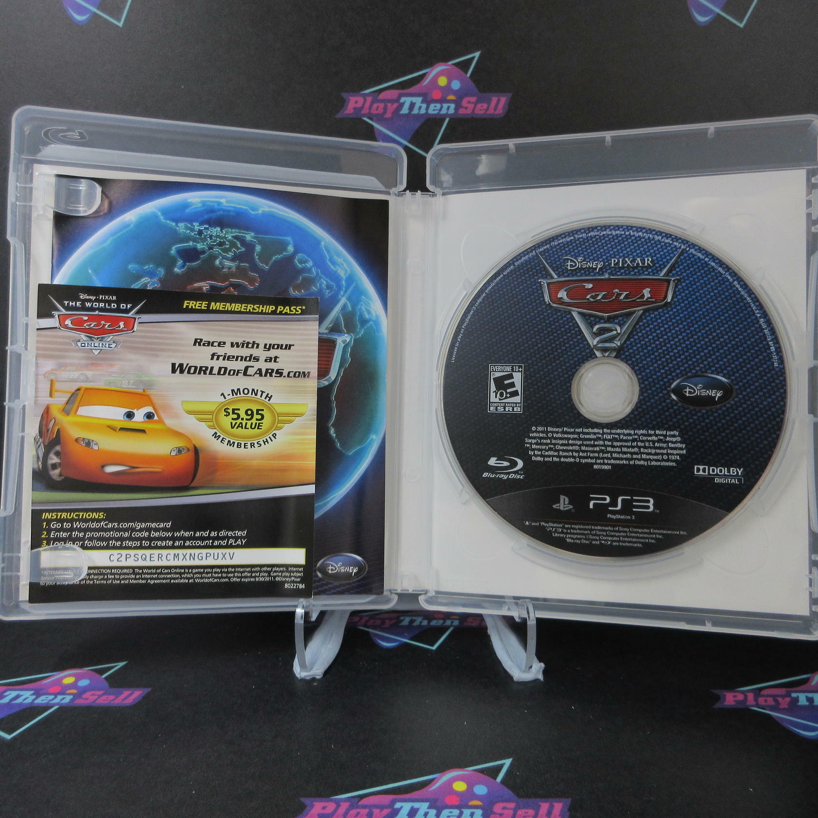 Cars 2 PS3 PlayStation 3 - Like New