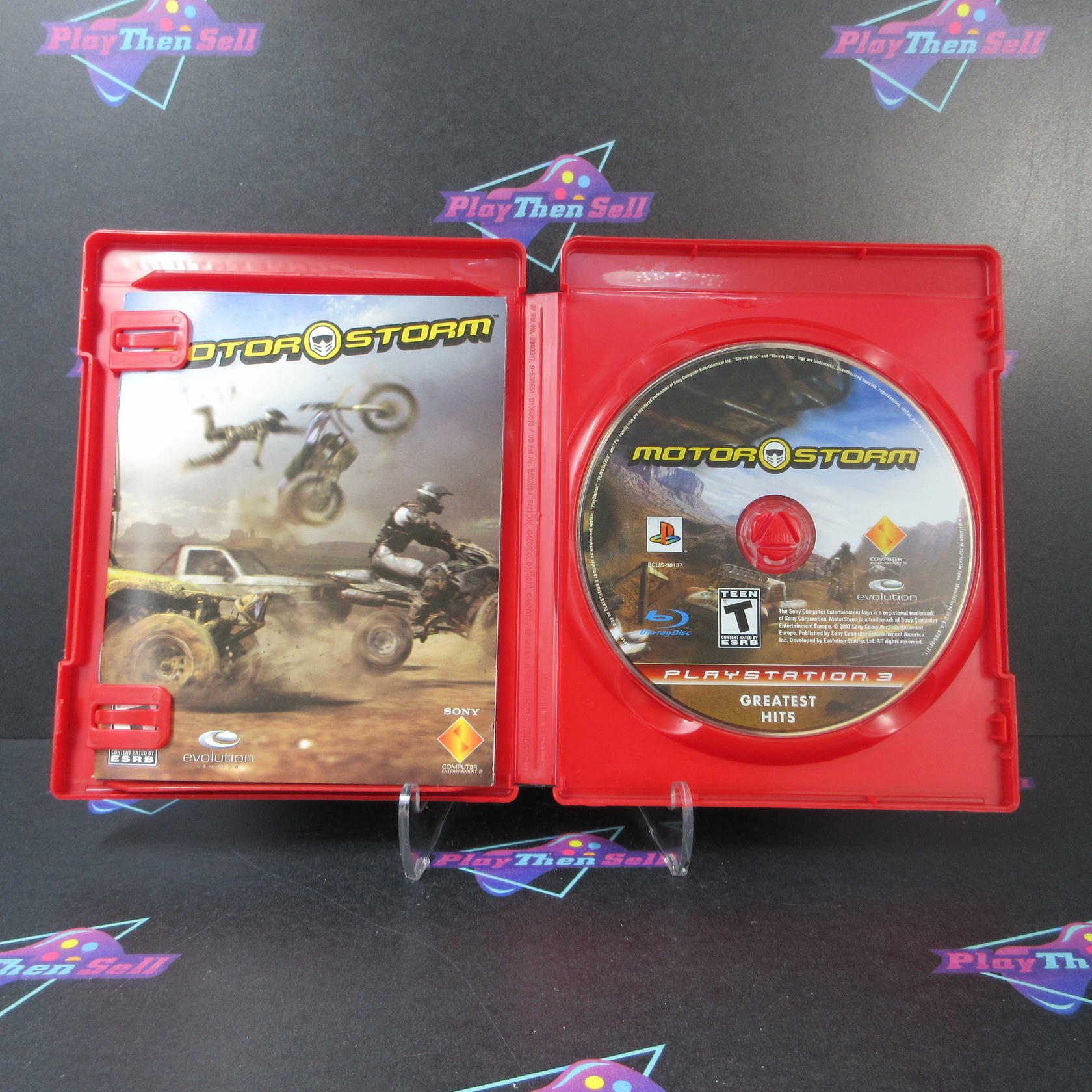 MotorStorm Motor Storm PS3 PlayStation 3 GH + Reg Card - Like New