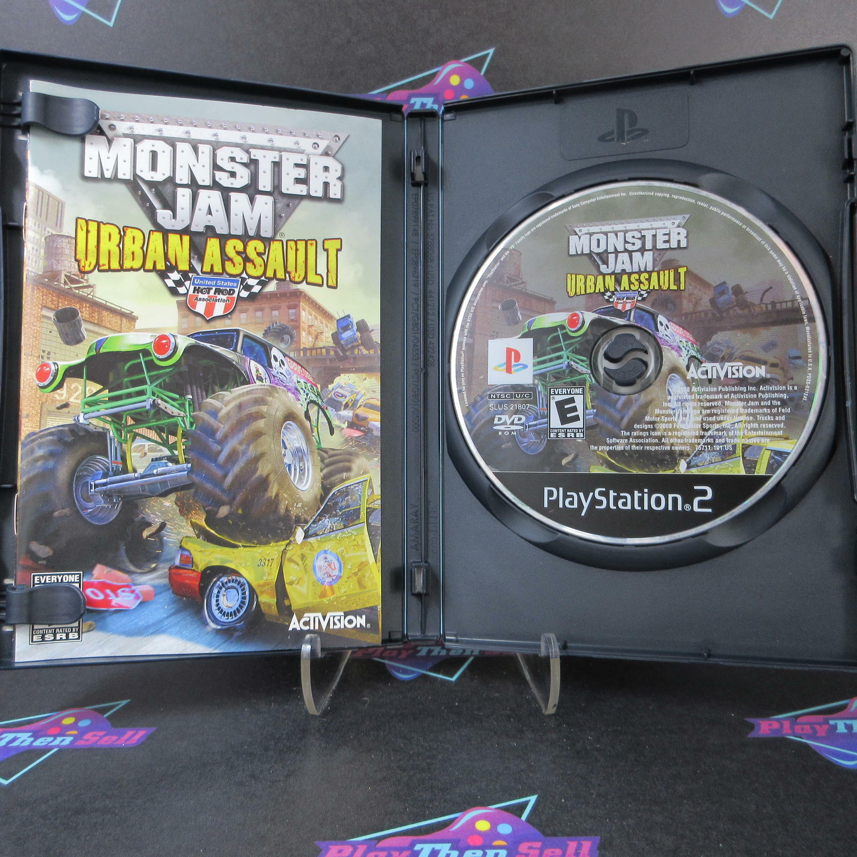 Monster Jam Urban Assault PS2 PlayStation 2 - Like New