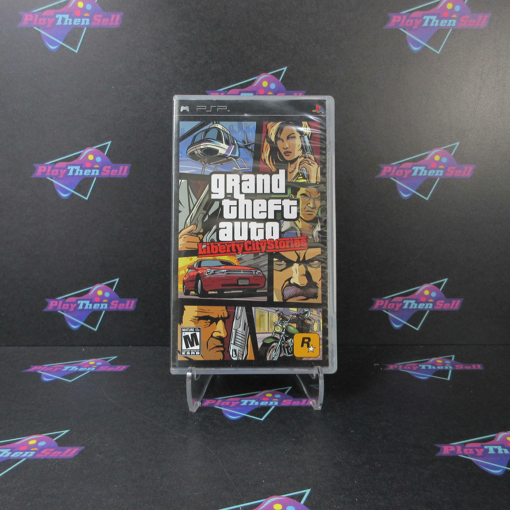 Grand Theft Auto Liberty City Stories Clear UMD Sony PSP + Map - Like New